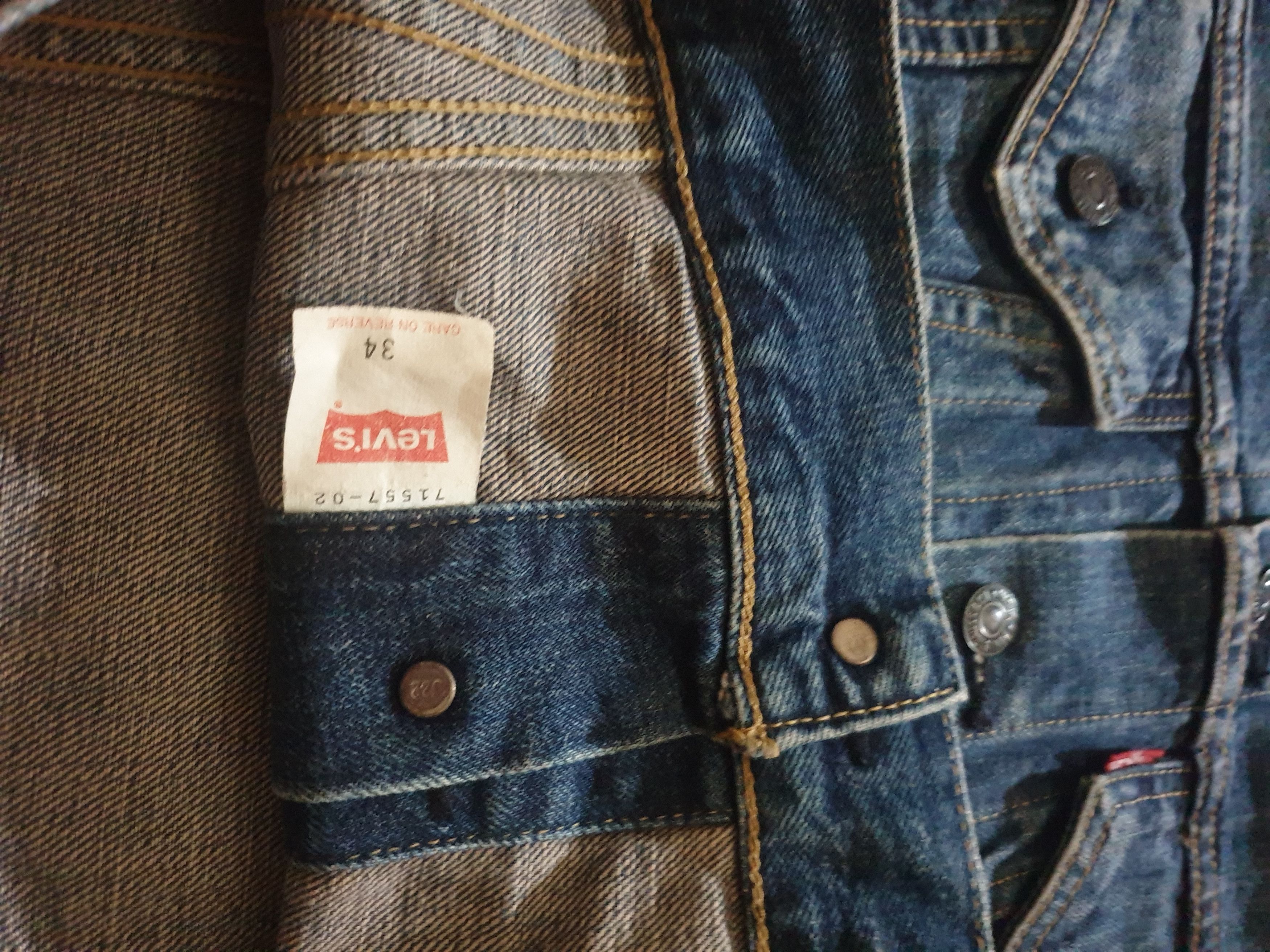 Levi's 💥Vintage Levis big E J22 denim Jacket Size US XS / EU 42 / 0 - 5 Thumbnail