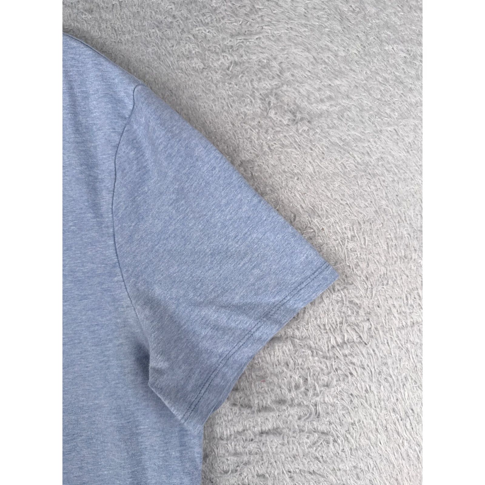 Tommy Hilfiger Tommy Hilfiger Shirt Men Medium Blue Cotton Blend Crew Neck Short Sleeve Designer Size US M / EU 48-50 / 2 - 2 Thumbnail