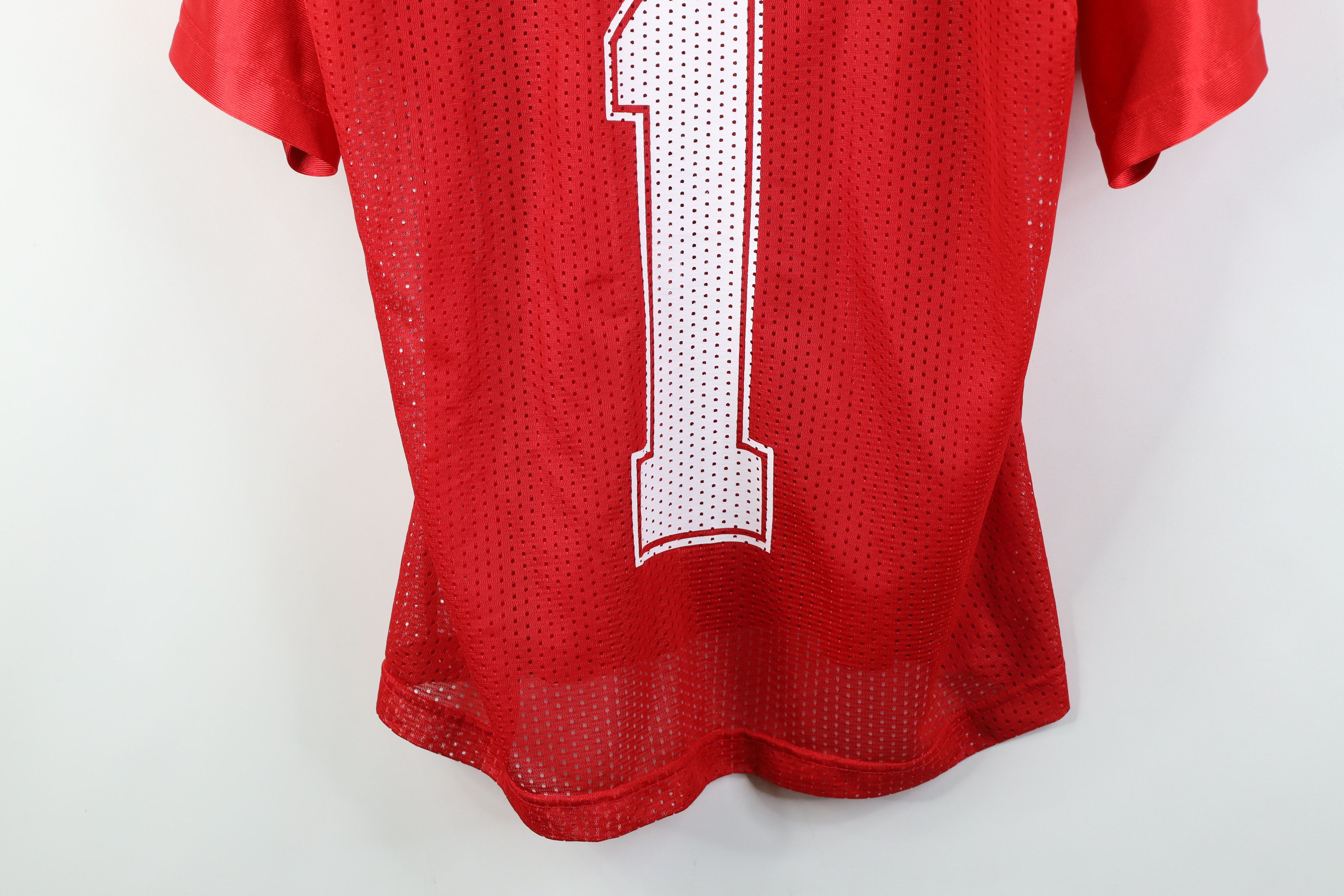Vintage Vintage 90s Y2K Ohio State University Football Jersey Red #1 Size US L / EU 52-54 / 3 - 3 Thumbnail