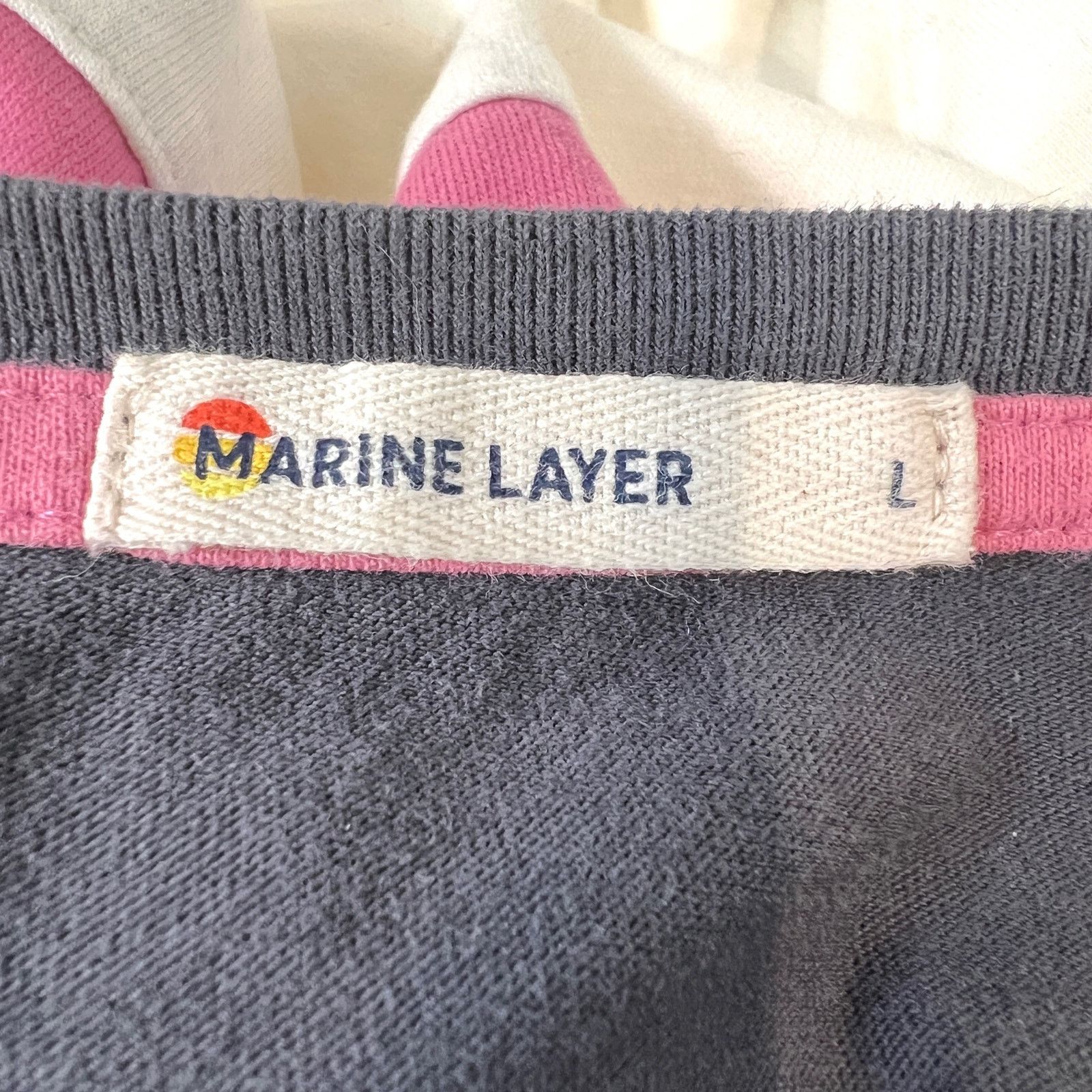 Marine Layer Marine Layer Jacob Pieced Long Sleeves Crewneck Shirt Top Size US L / EU 52-54 / 3 - 3 Thumbnail