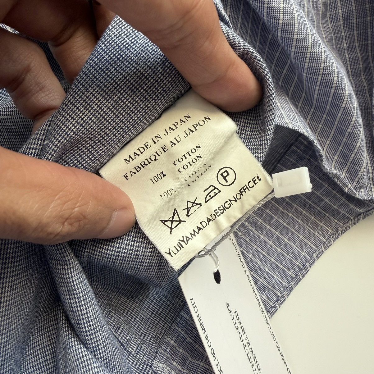 Yuji Yamada 1990s Yuji Yamada Contrast Panel Button Up Shirt Size US M / EU 48-50 / 2 - 8 Thumbnail
