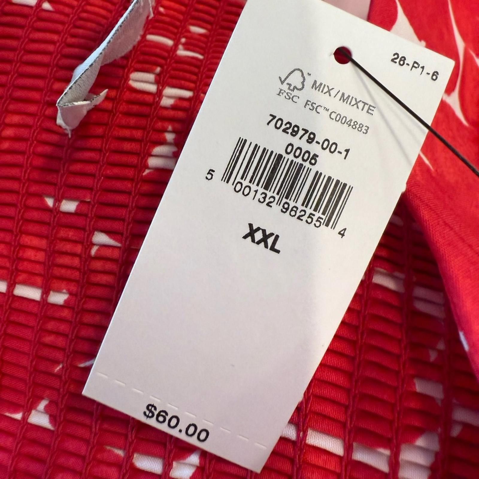 Other Banana Republic Factory crop top red abstract polka dot XXL Size XXL / US 16-18 / IT 52-54 - 5 Thumbnail