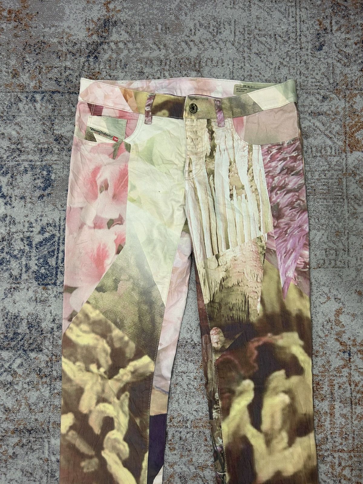 Diesel Diesel Livier-SP Super Slim Low Pants All Over Print Size US 30 / EU 46 - 6 Thumbnail
