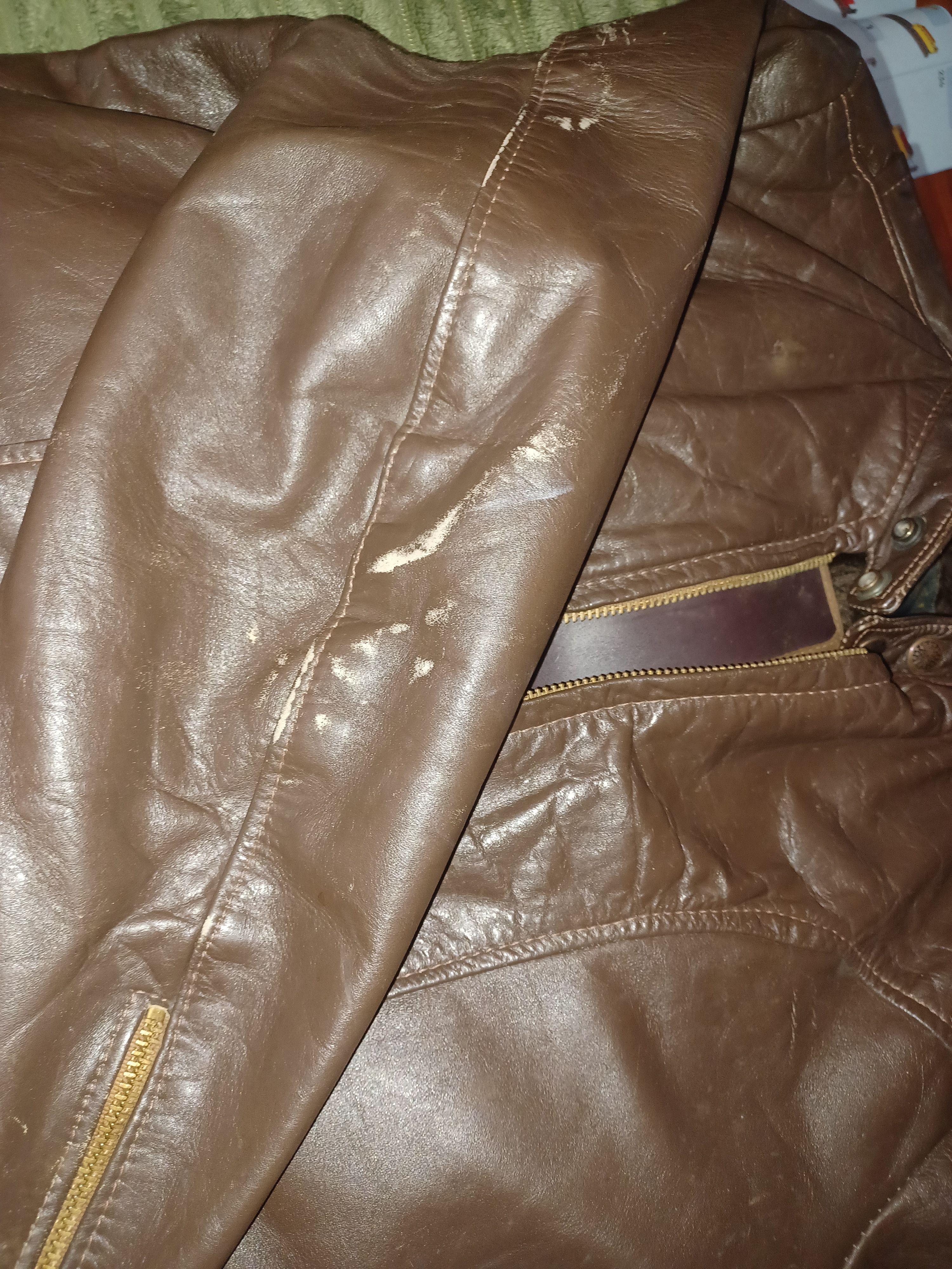Brooks 1960 to 1970 Brooks leather sportswear motorcycle jacket Size US S / EU 44-46 / 1 - 4 Thumbnail