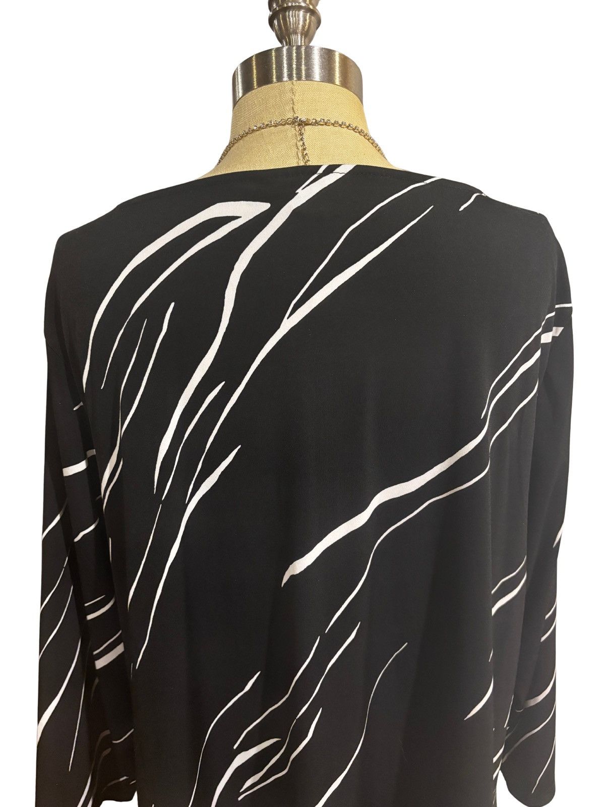 Alfani Black & white Tunic Size XXL / US 16-18 / IT 52-54 - 6 Thumbnail