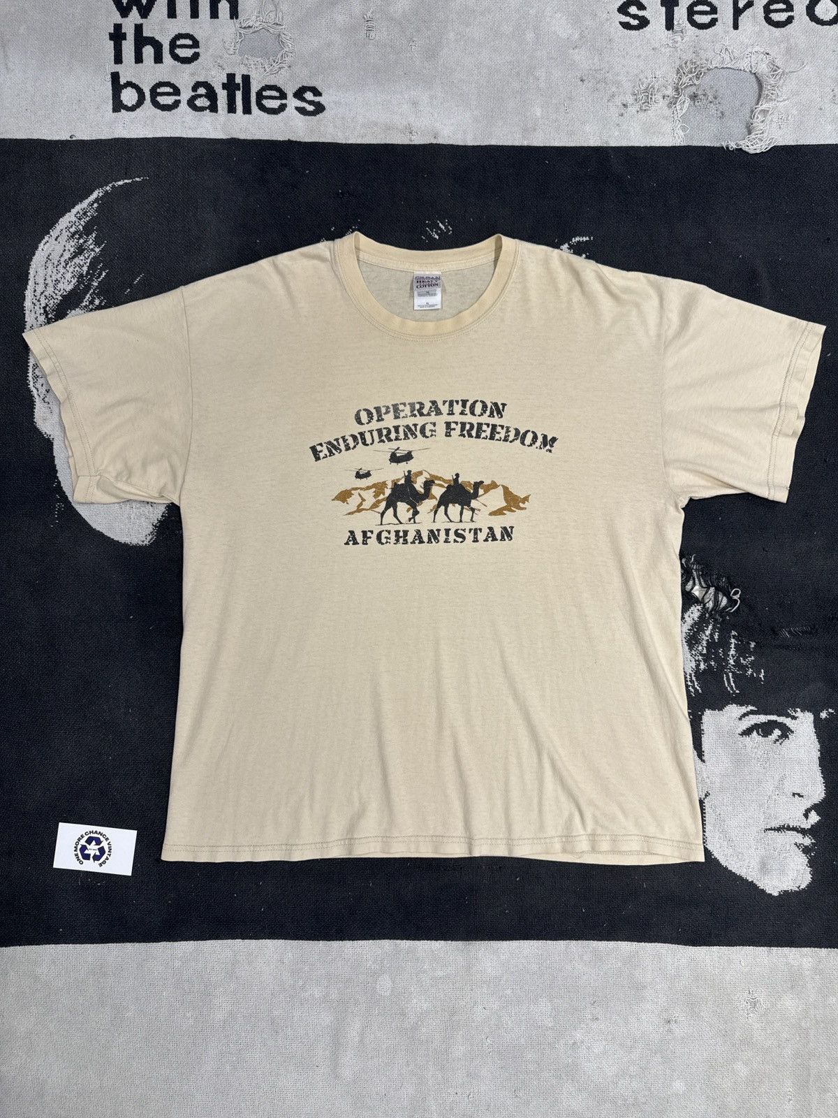 Vintage Operation Endurance Freedom Afghanistan Vintage 90’s T-Shirt Size US XL / EU 56 / 4 - 1 Thumbnail