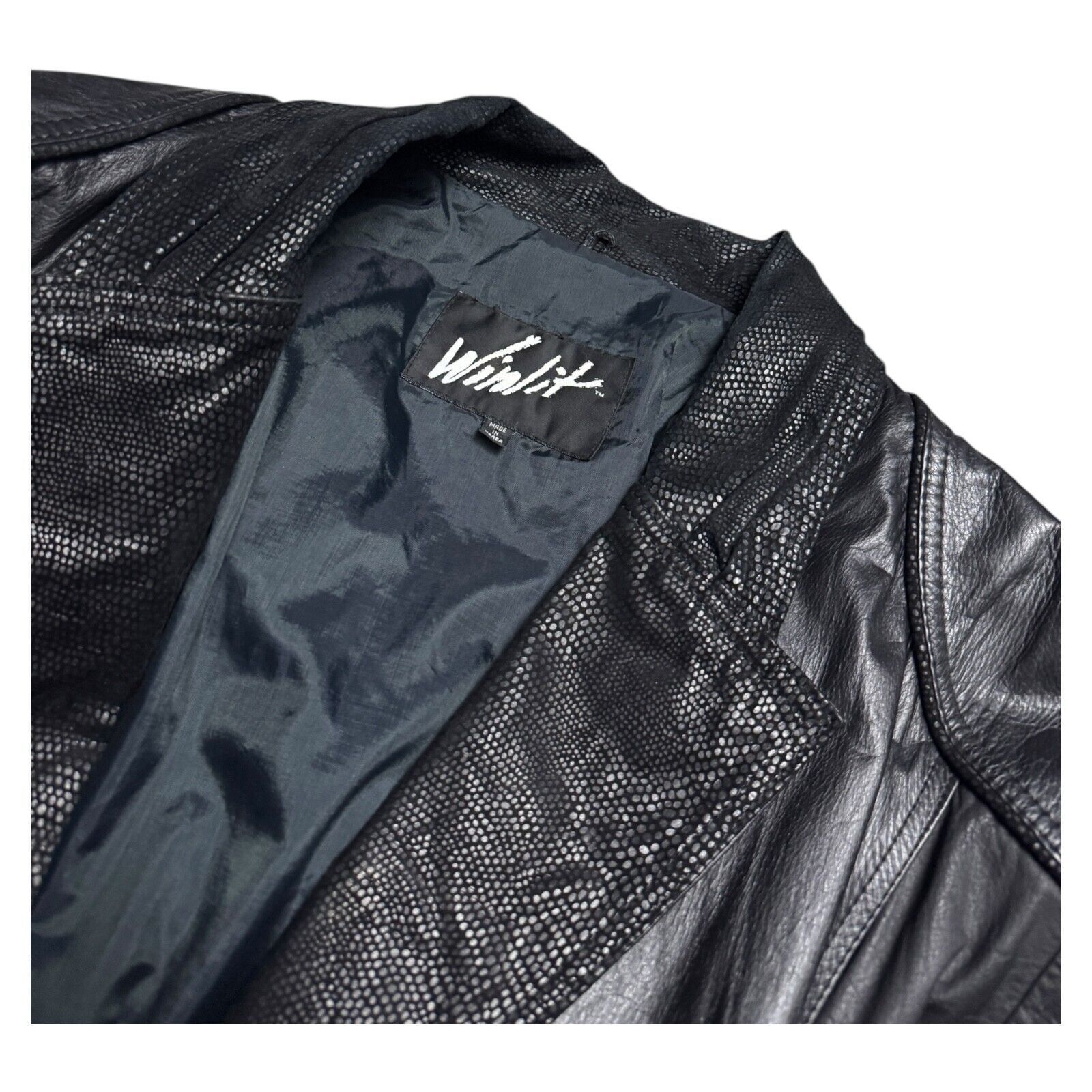 Vintage WinLit VINTAGE 90s GENUINE LEATHER Luxury Long Trench Coat Size L / US 10 / IT 46 - 2 Thumbnail