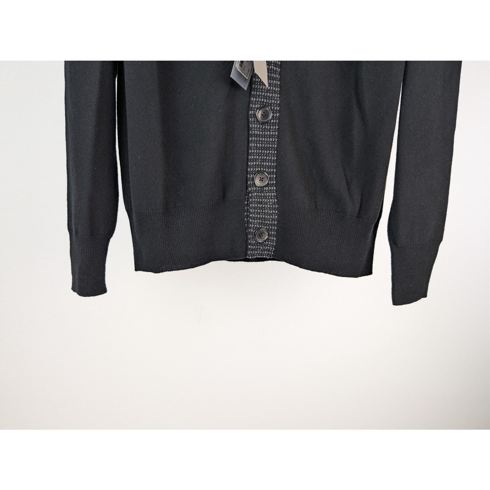 Tom Ford o1rshd1 Knitwear V-Neck Cardigan Sweater in Black Size US M / EU 48-50 / 2 - 4 Thumbnail