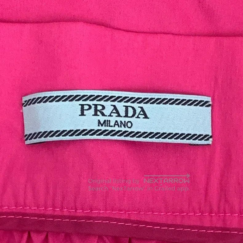 Prada Prada Rose pink cotton casual skirt Size 26" / US 2 / IT 38 - 5 Thumbnail