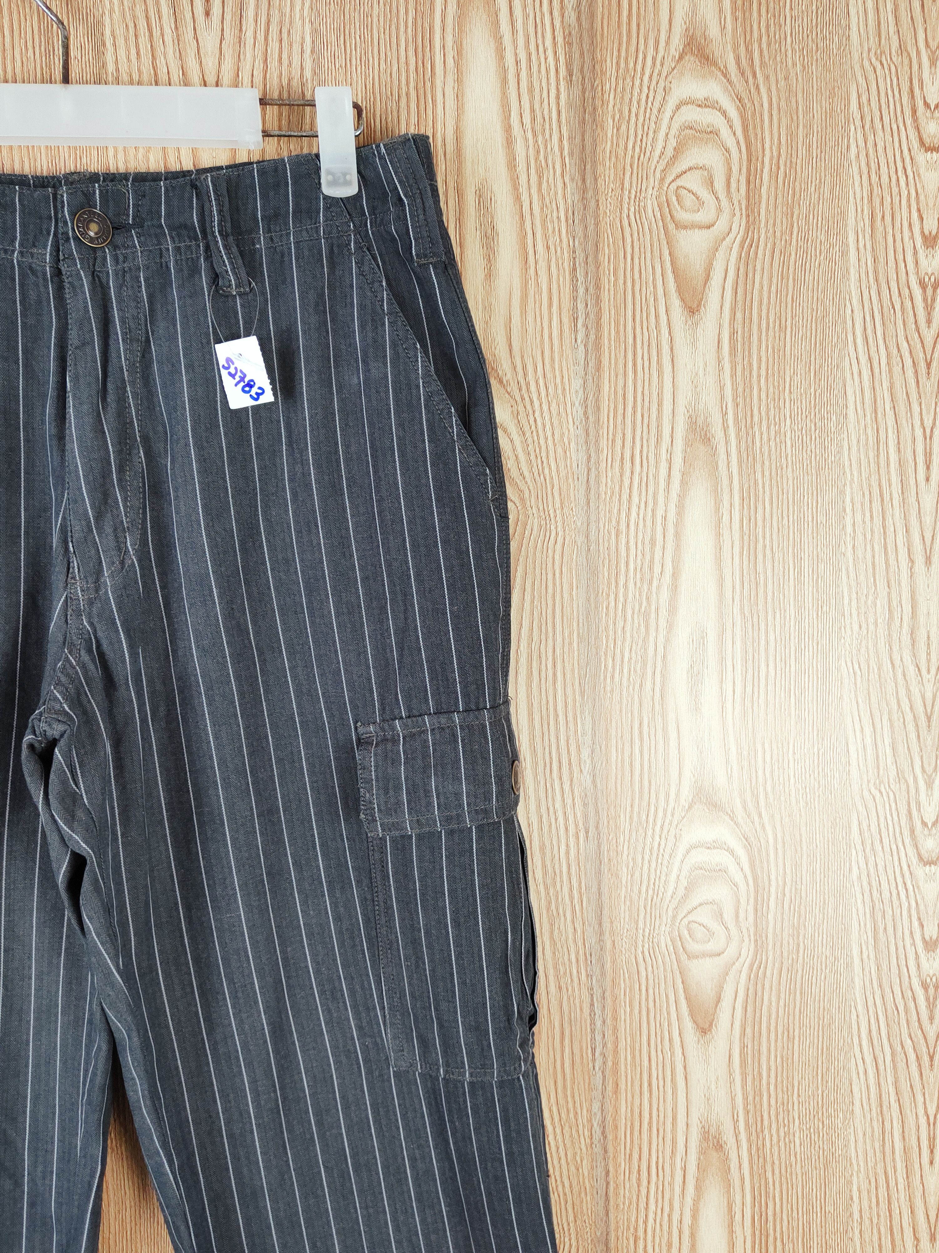 Japanese Brand Japanese Brand Black Faded Multipocket Cargo Pants #S2783 Size US 32 / EU 48 - 6 Thumbnail