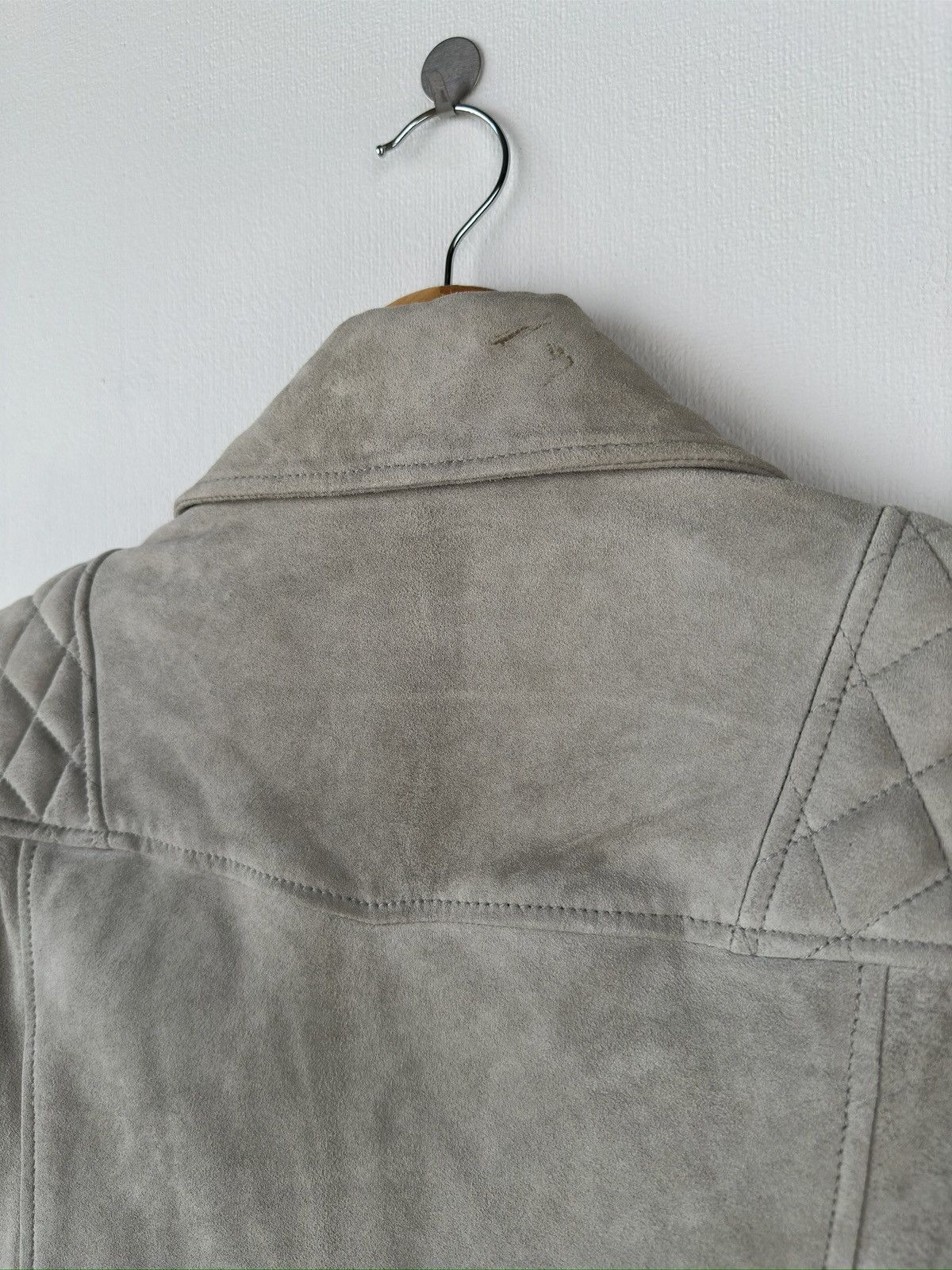 Allsaints ALLSAINTS Suede Beattie Biker Leather Jacket UK 8 / US 4 Size S / US 4 / IT 40 - 16 Thumbnail