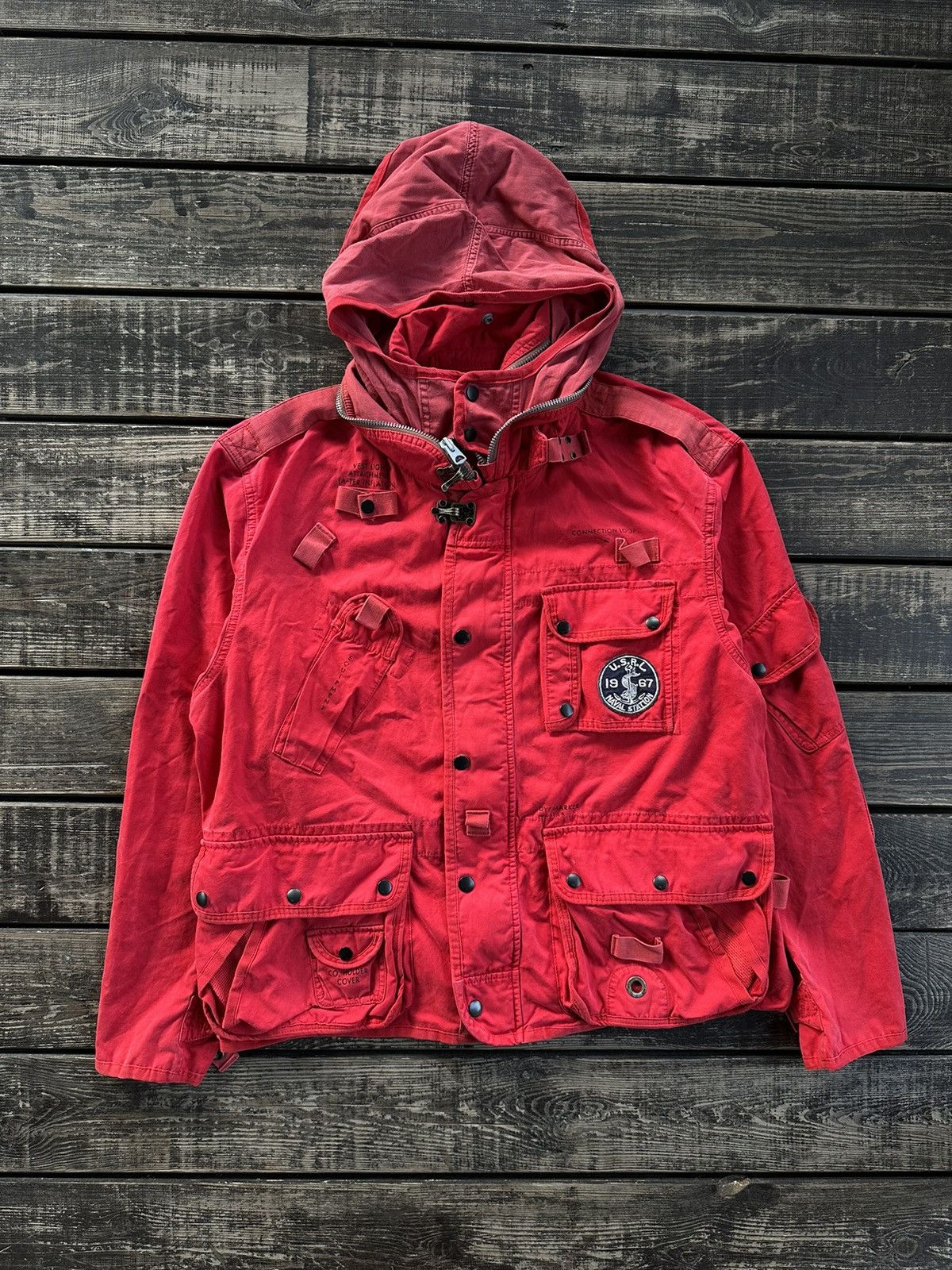 Vintage Polo Ralph Lauren Rain Jacket Marine Outfitters XXL