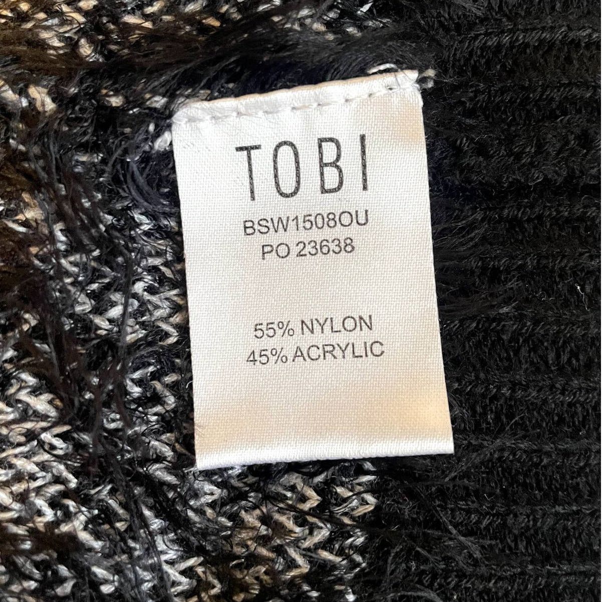 Other Tobi Cozy Mohair Open Front Plaid Winter Cardigan Small Size S / US 4 / IT 40 - 5 Thumbnail
