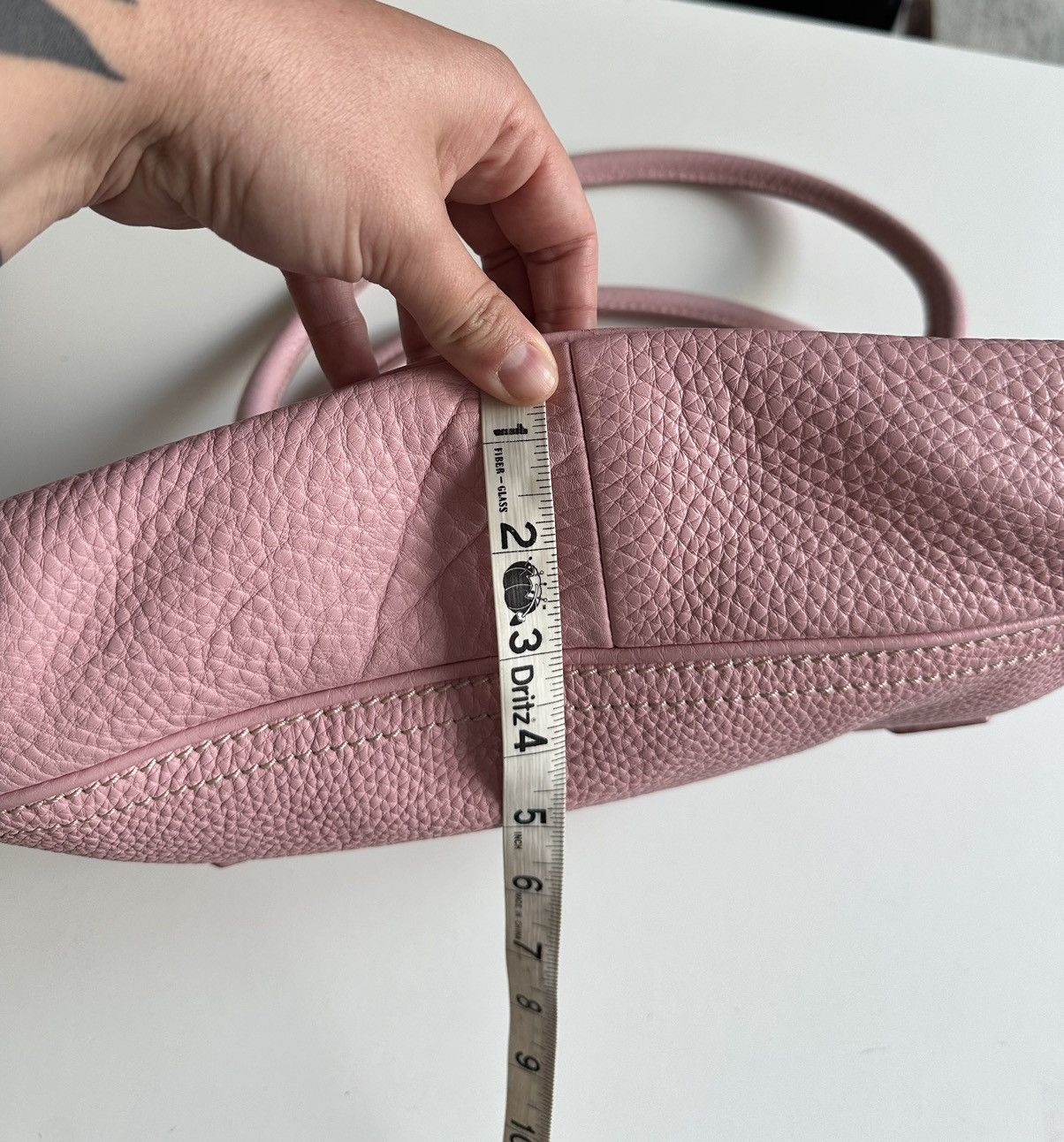 Celine Vintage Celine Y2K Bubblegum Pink Leather Buckle Shoulder Size ONE SIZE - 4 Thumbnail
