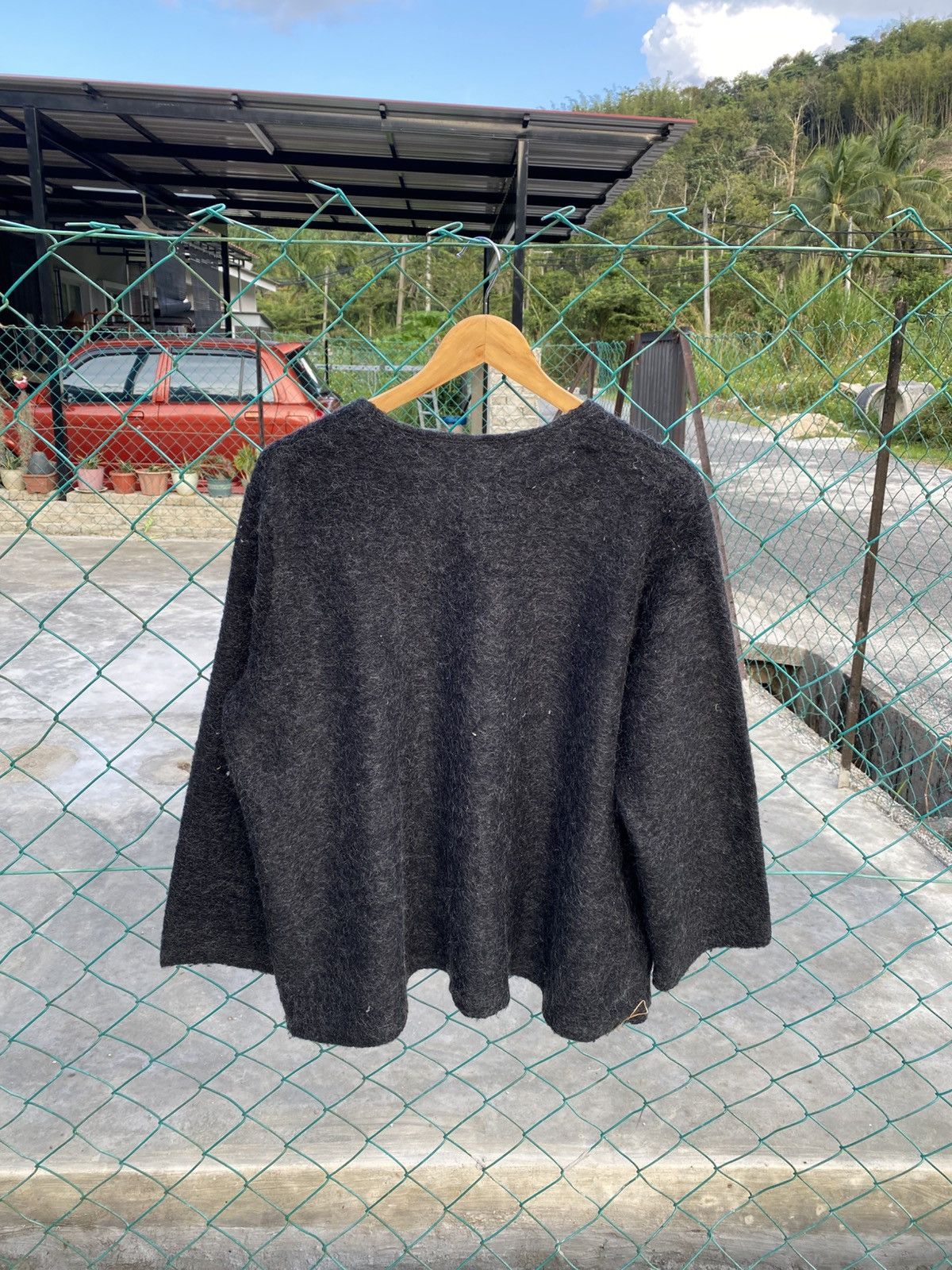 Japanese Brand Japanese designer Ka Na Ta wool baggy sweater Size L / US 10 / IT 46 - 2 Thumbnail