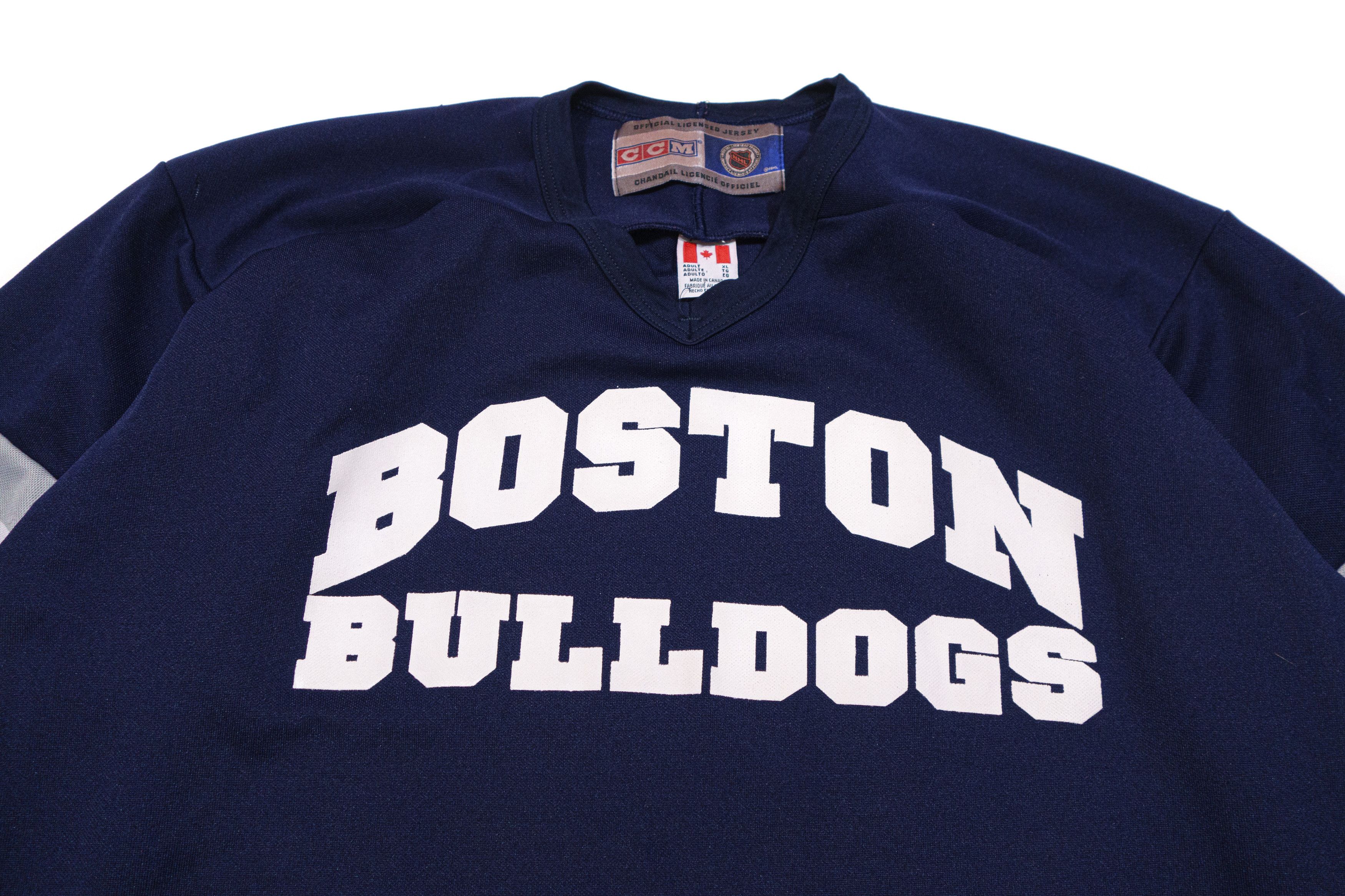 NHL 00S Boston Bulldogs Big Logo Jersey Size US XL / EU 56 / 4 - 3 Thumbnail