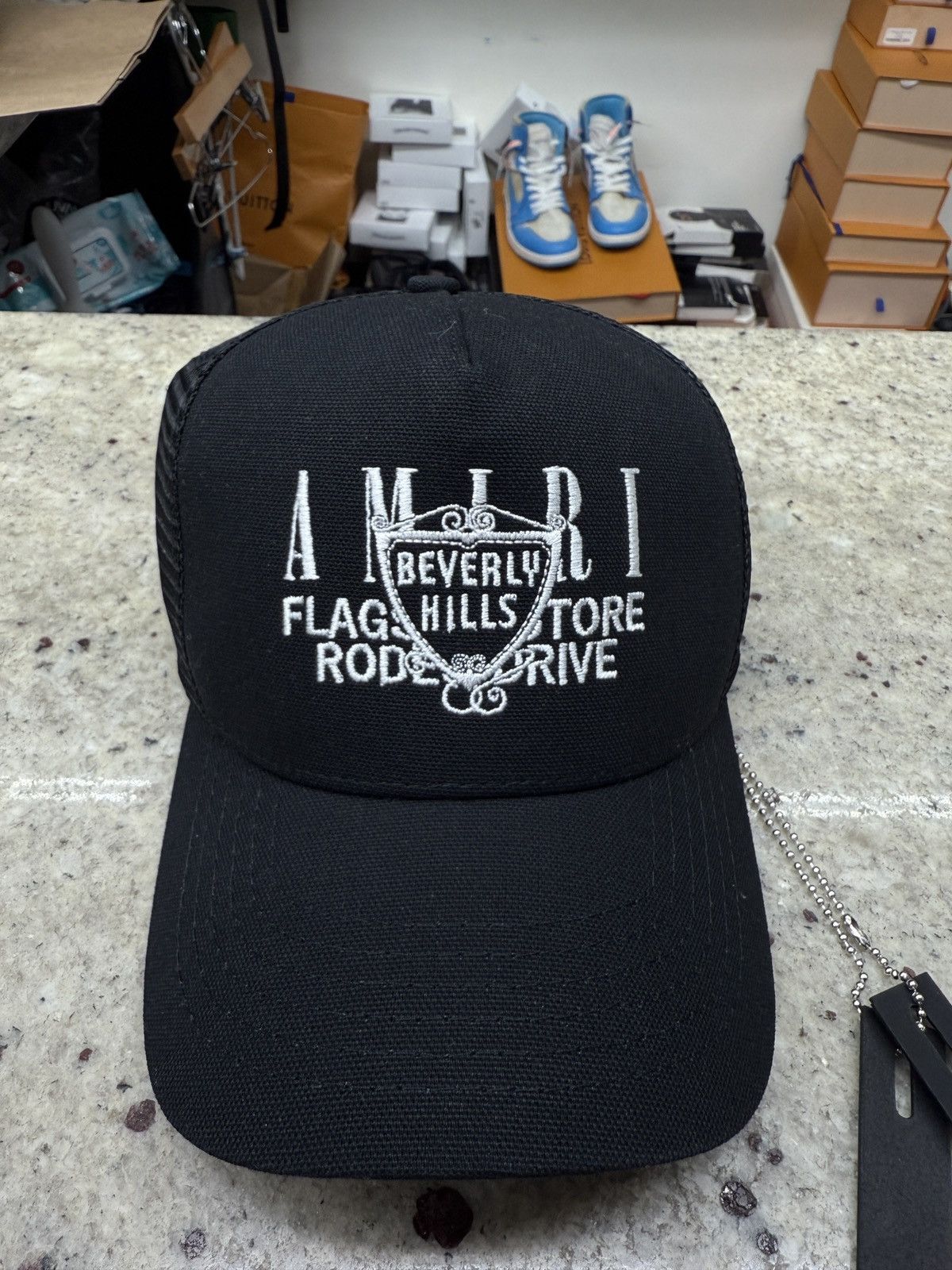 Amiri Amiri Beverly Hills Black Trucker Hat Size ONE SIZE - 2 Thumbnail