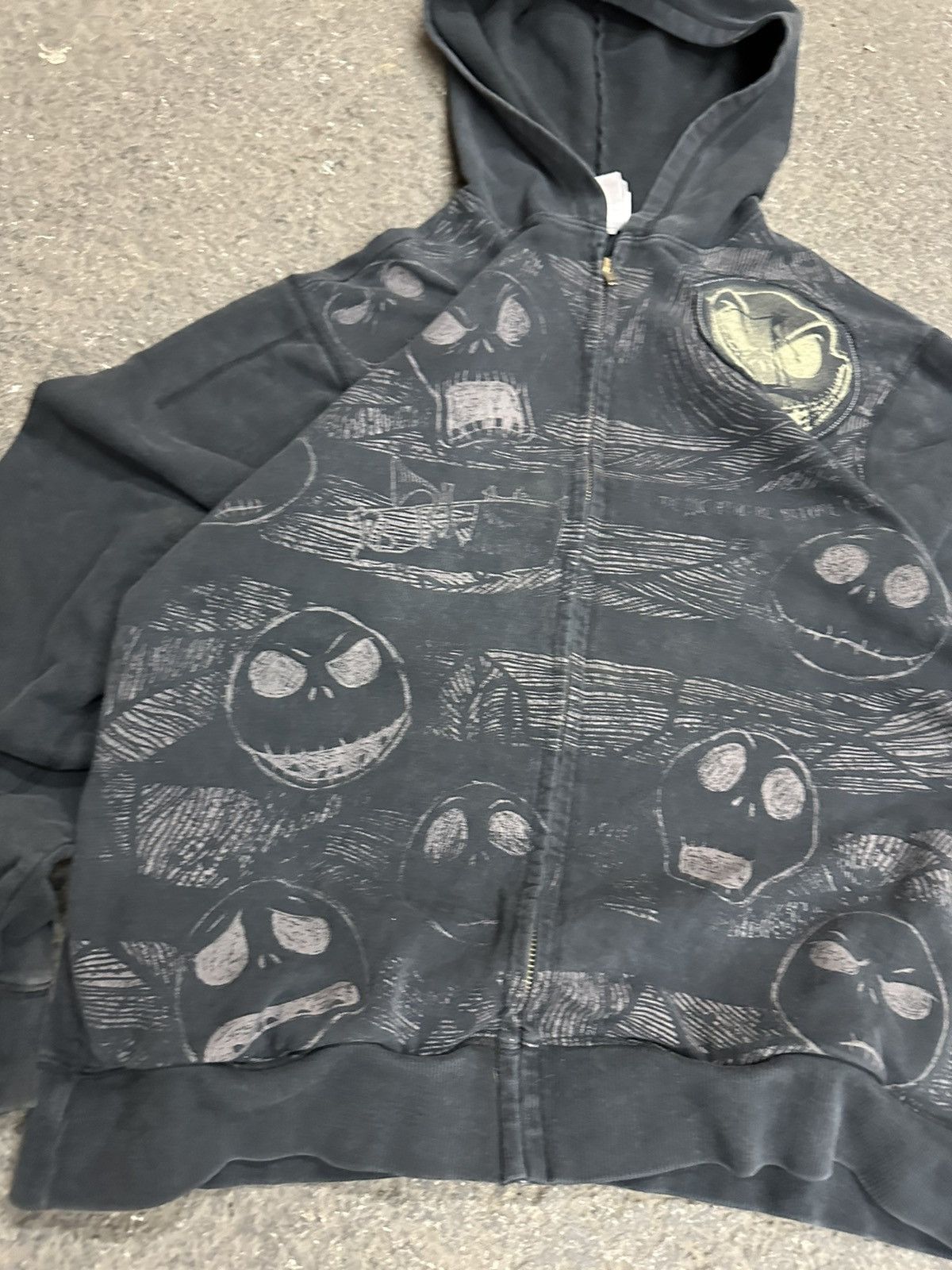Vintage Y2K nightmare before Christmas grunge zip up hoodie Size US M / EU 48-50 / 2 - 3 Thumbnail