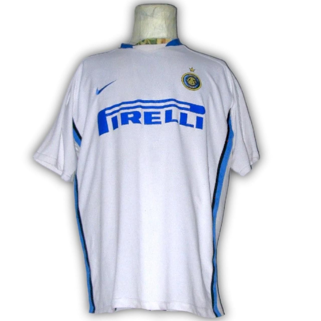 Nike Inter Milan 2006 2007 Away Shirt Jersey Size US XL / EU 56 / 4 - 5 Thumbnail