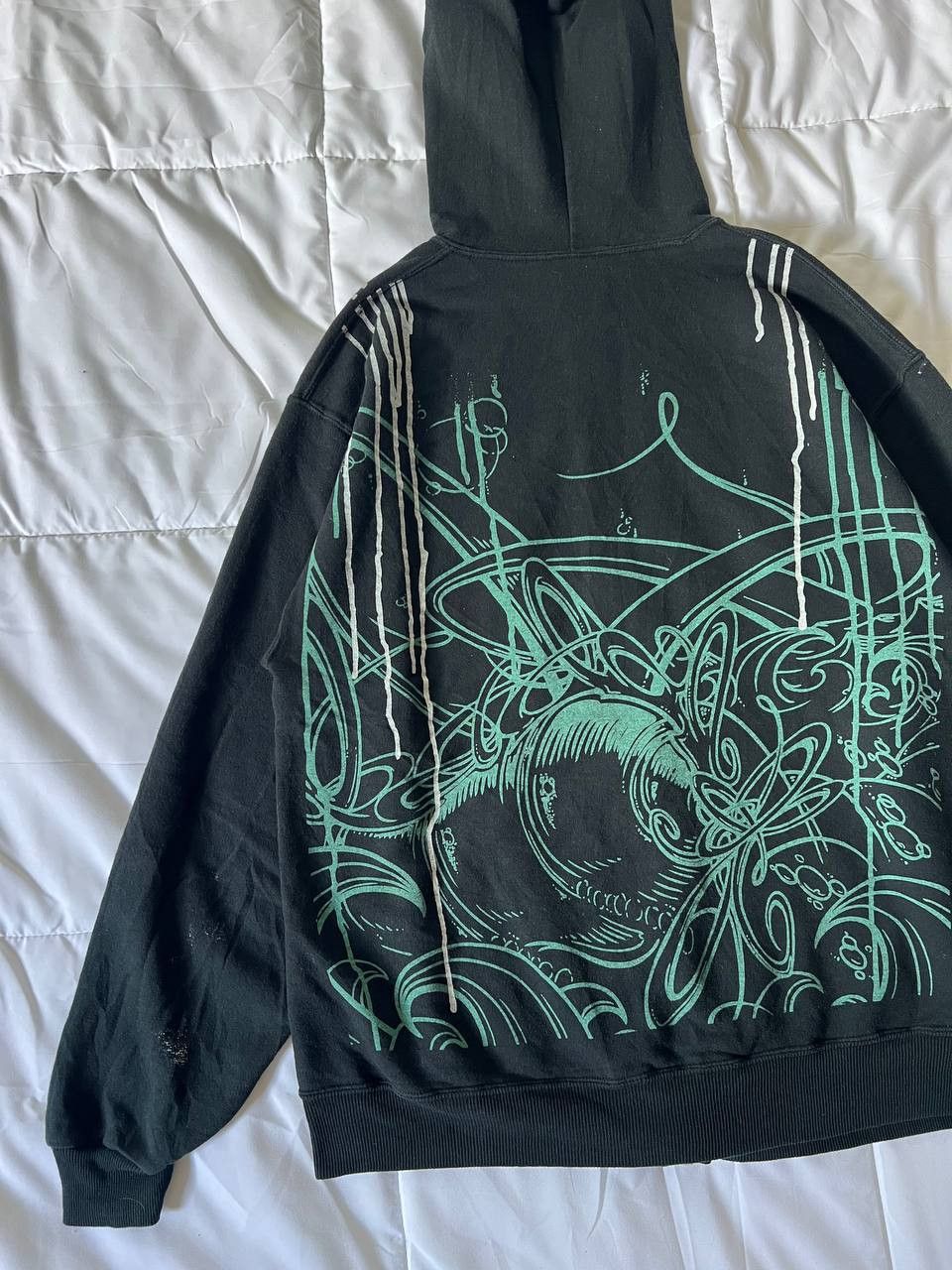 Japanese Brand Vintage Graffiti Zip Up Hoodie Balenciaga Style Size US M / EU 48-50 / 2 - 13 Thumbnail