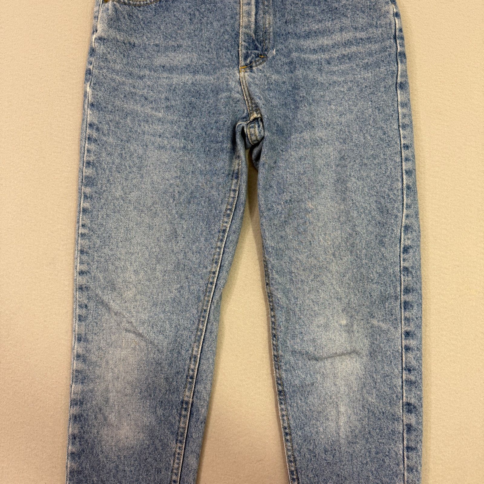 Vintage Vintage Lee Jeans Women's 7 Med (24x29) Faded High Rise Mom Size 24" / US 00 / IT 34 - 2 Thumbnail