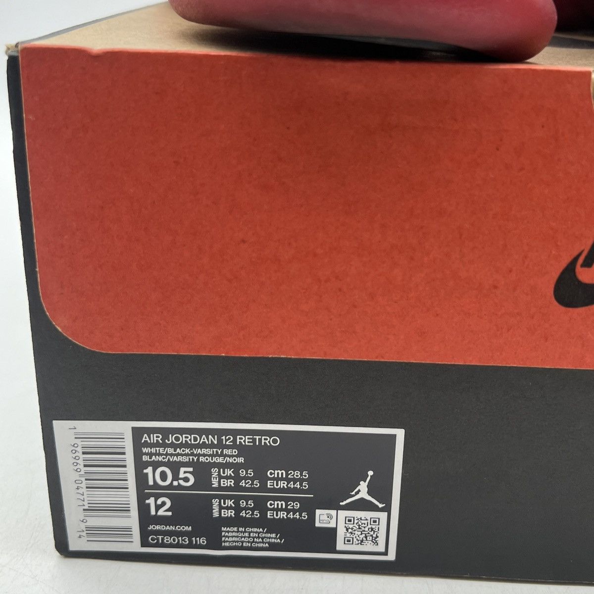 Jordan Brand Air Jordan 12 Cherry Size US 10.5 / EU 43-44 - 6 Thumbnail
