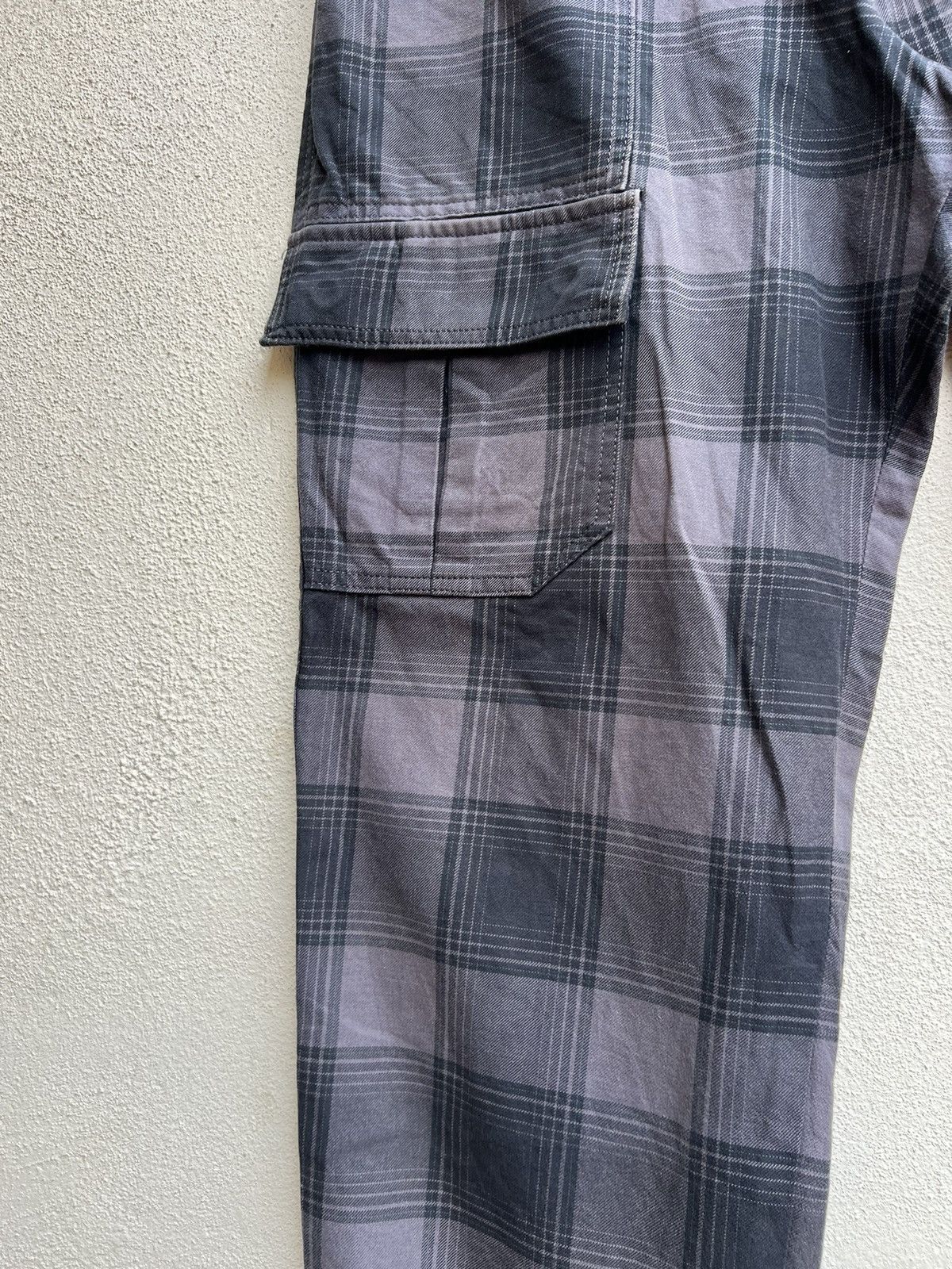 Vintage VTG MILK BOY Japan Check Cargo Trouser Pant Size US 30 / EU 46 - 10 Thumbnail