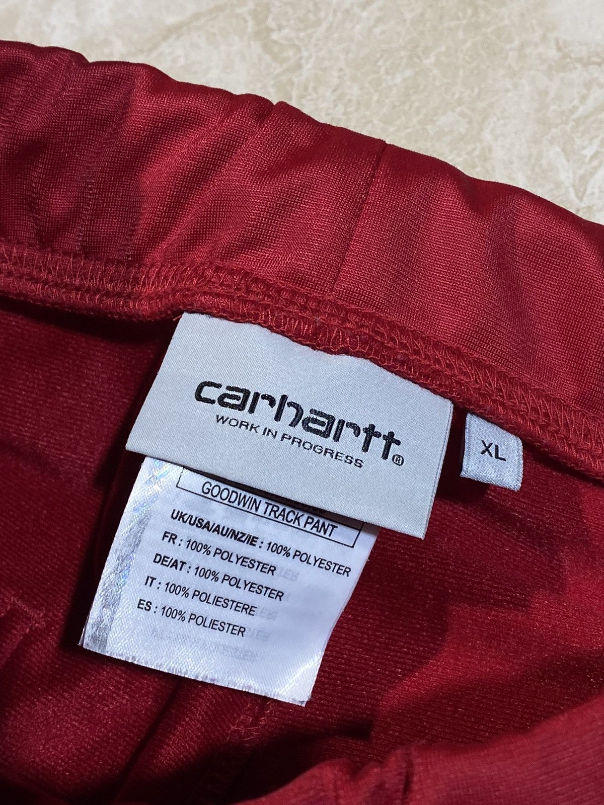 Carhartt Carhartt streetwear style hot red colour track pants Size US 36 / EU 52 - 12 Thumbnail