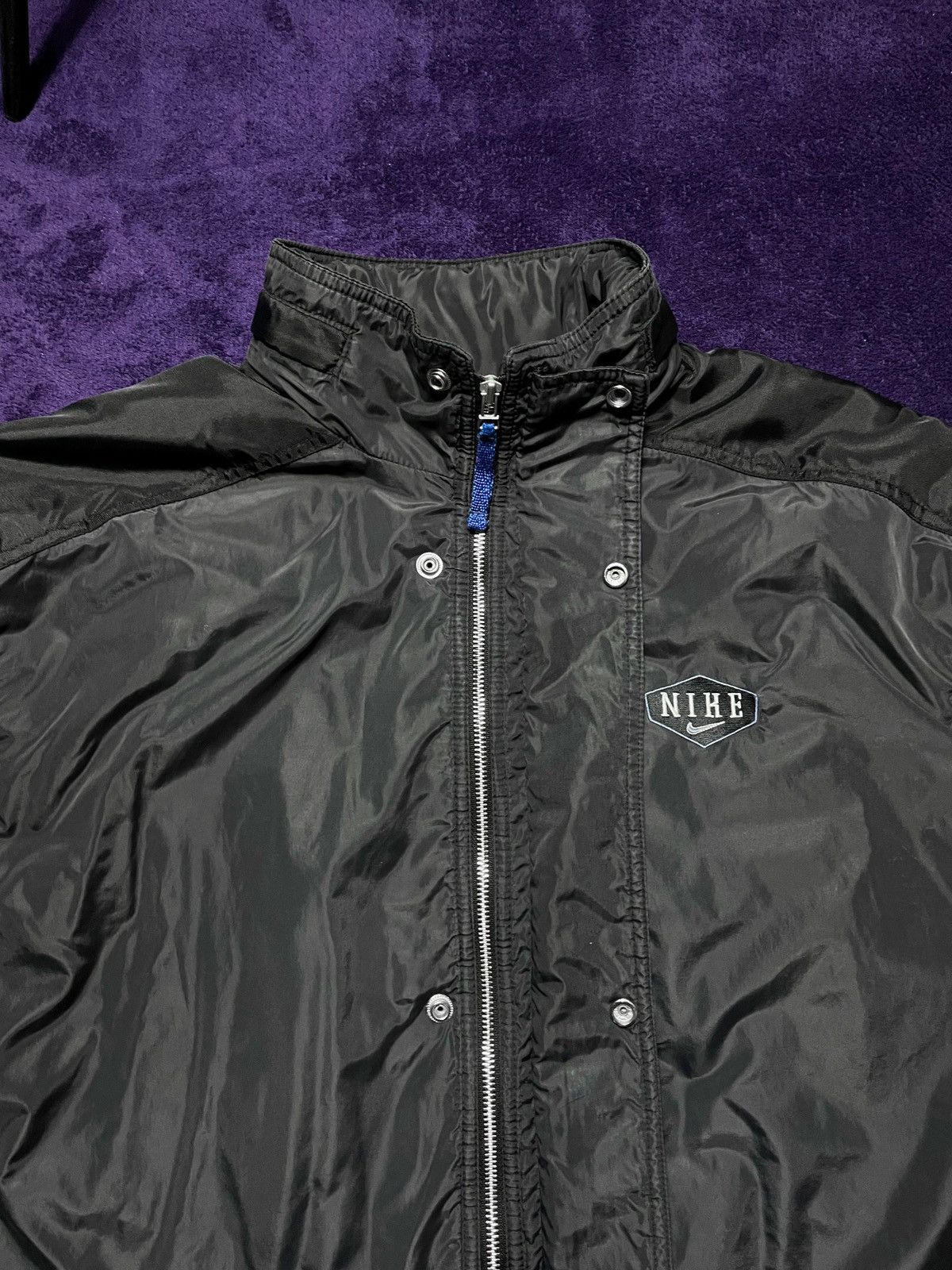 Nike × Nike ACG × Vintage Vintage 80s-90s Nike nylon retro jacket big logo Size US L / EU 52-54 / 3 - 9 Thumbnail
