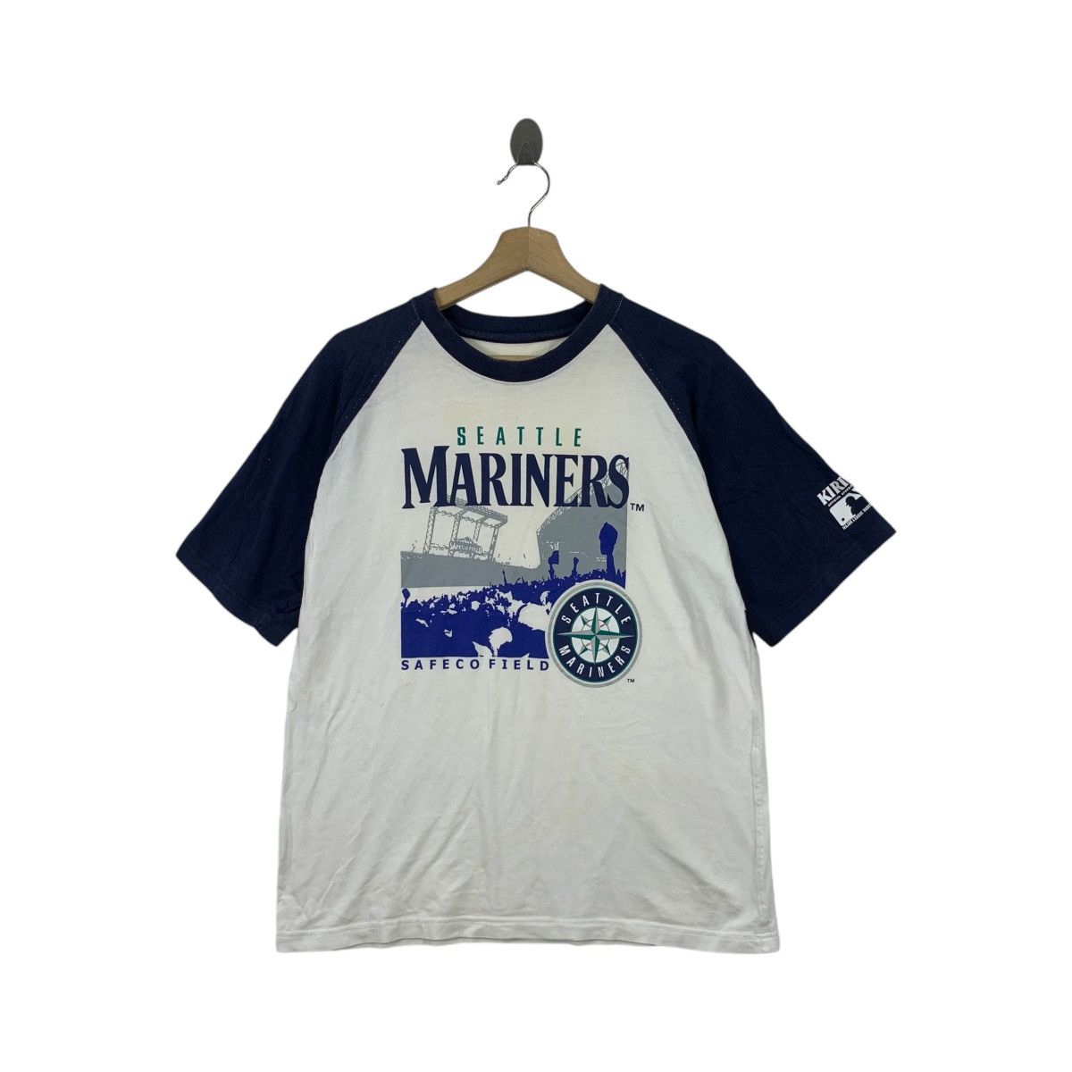 MLB SEATTLE MARINERS Kirin Safeco Field Raglan Tee Shirt