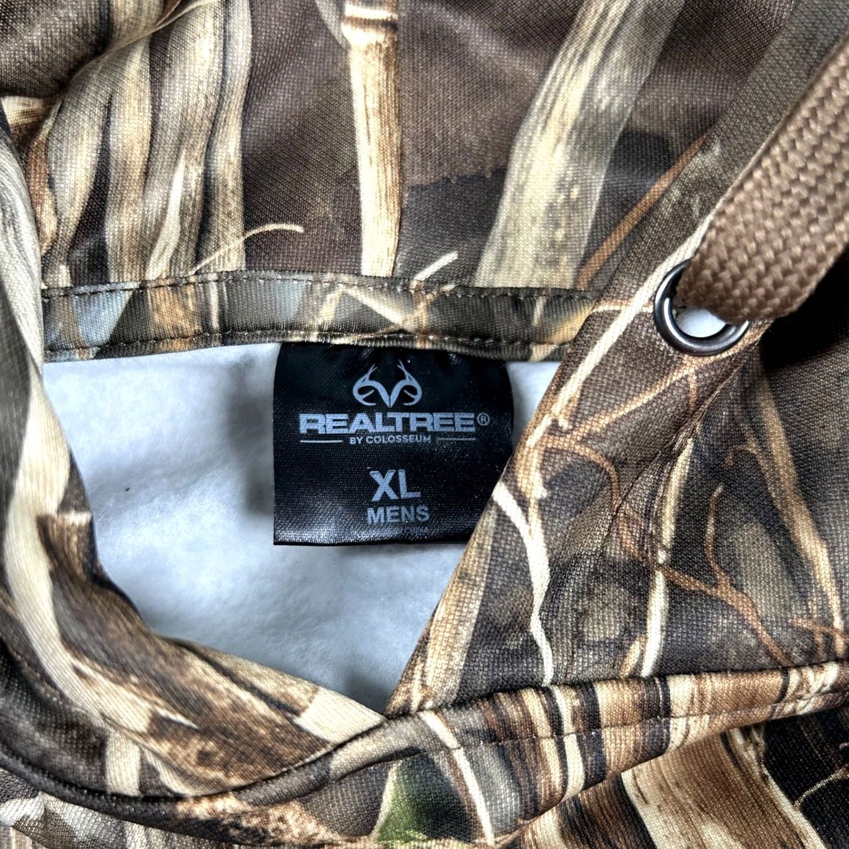 Realtree Realtree Hoodie Mens XL Camouflage Camo Max-7 Hunting Outdoors Performance Size US XL / EU 56 / 4 - 3 Thumbnail