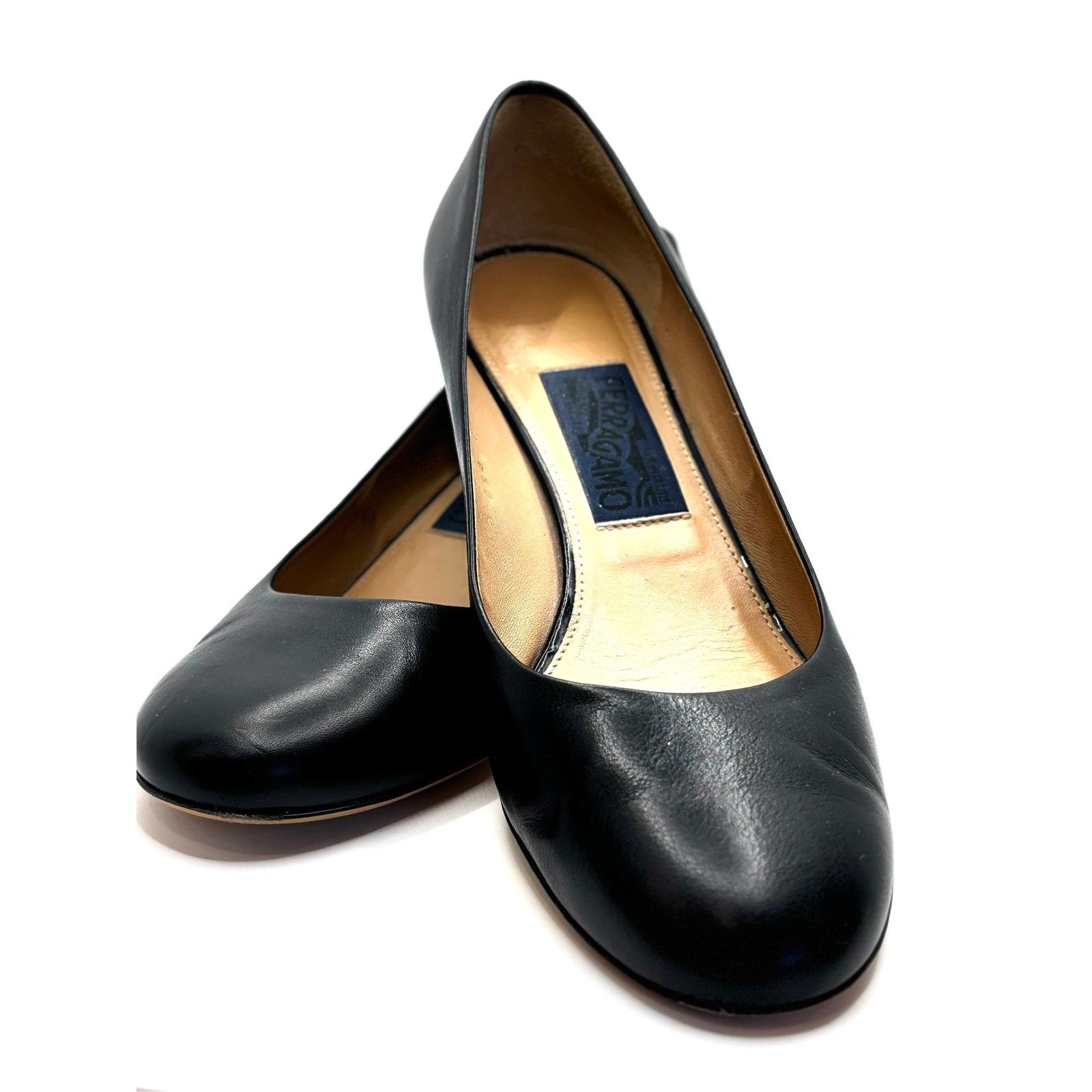 Salvatore Ferragamo SALVATORE FERRAGAMO Ninfea Lucite Block Heel Pumps Sz 8 Size US 8 / IT 38 - 2 Thumbnail