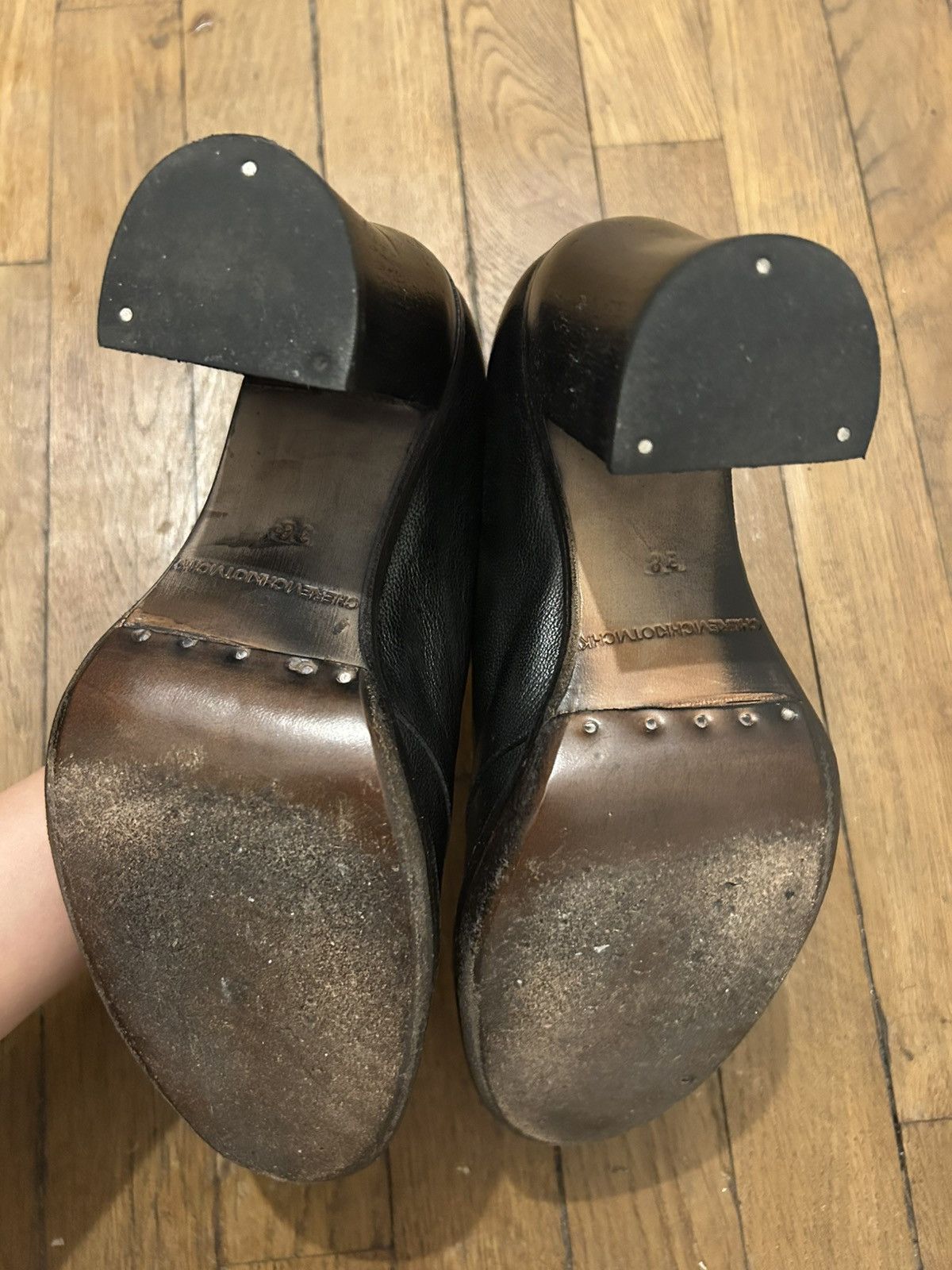 Cherevichkiotvichki Leather heels Size US 8 / IT 38 - 4 Thumbnail