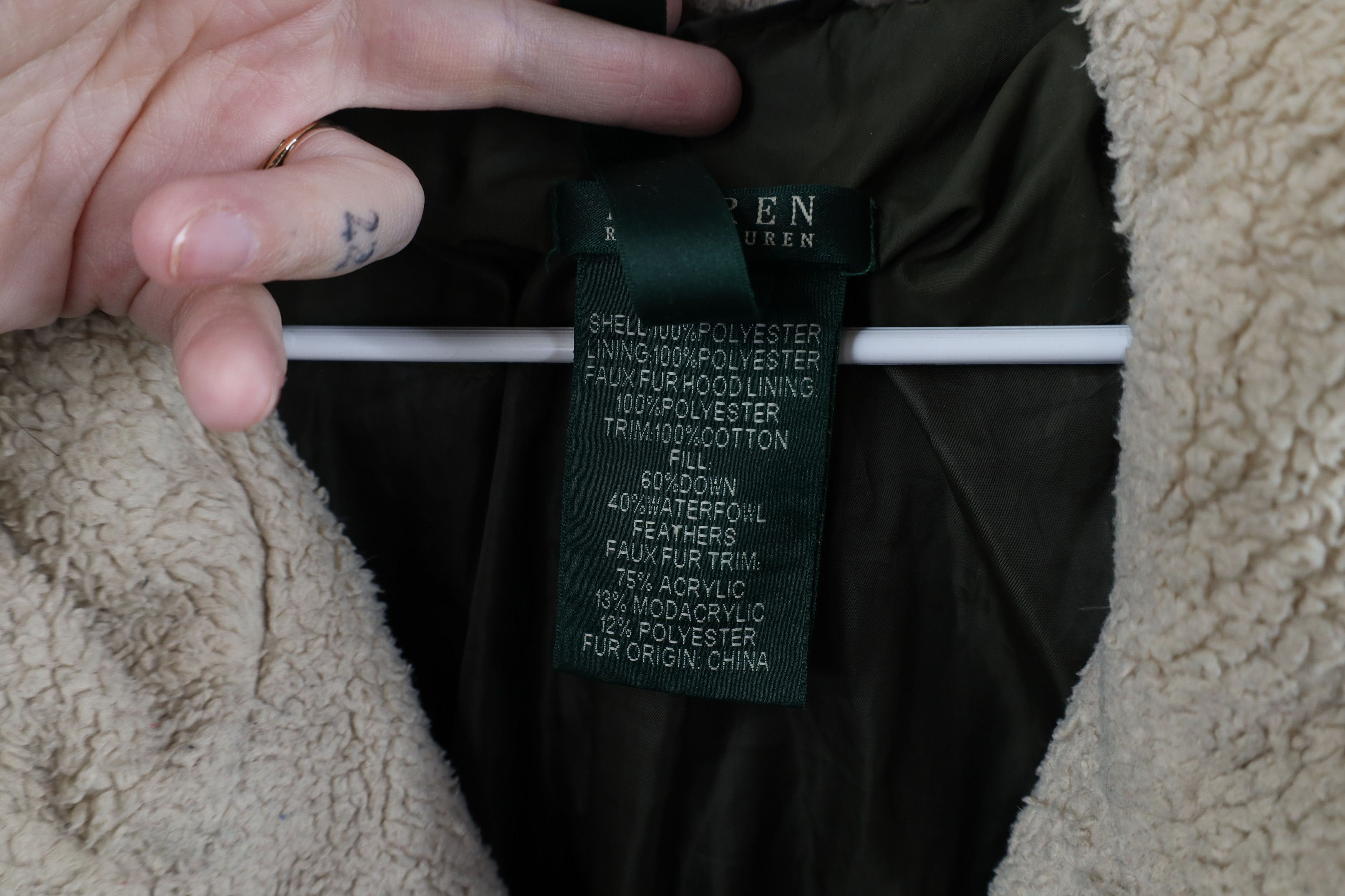 Ralph Lauren Vintage Ralph Lauren Duck Down Hooded Puffer Jacket Green Size 3XL / US 20-22 - 10 Thumbnail