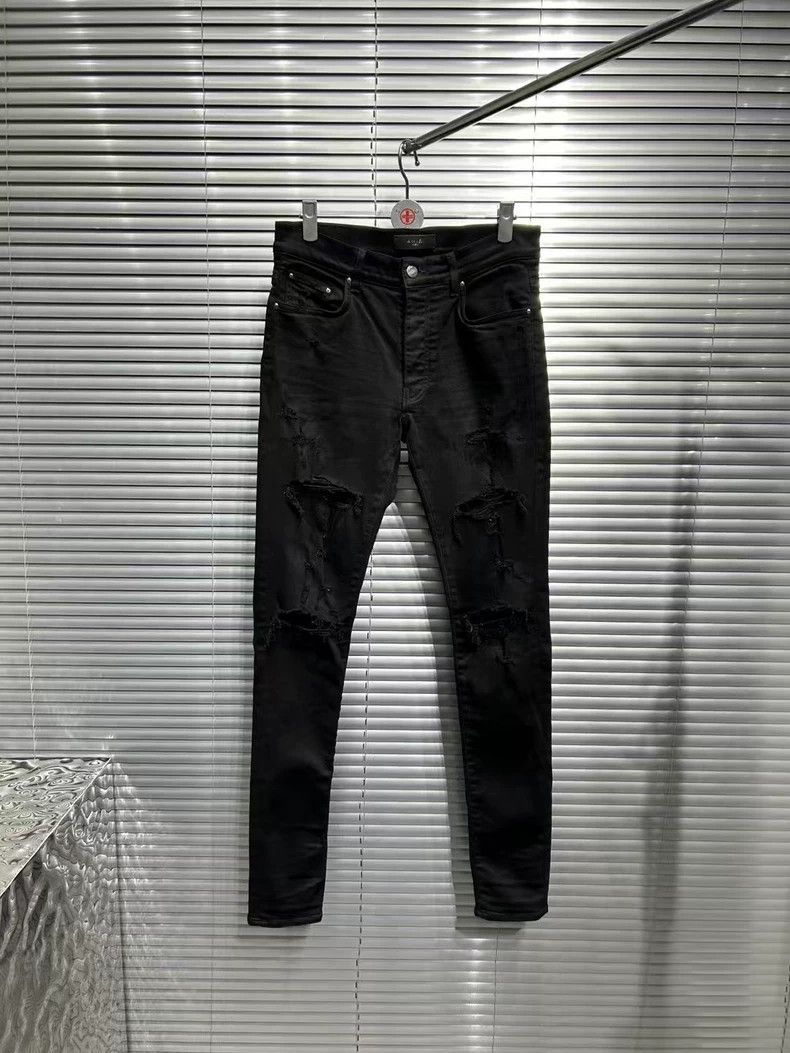 Amiri Classic hot black big destruction jeans 2501-Nextarro