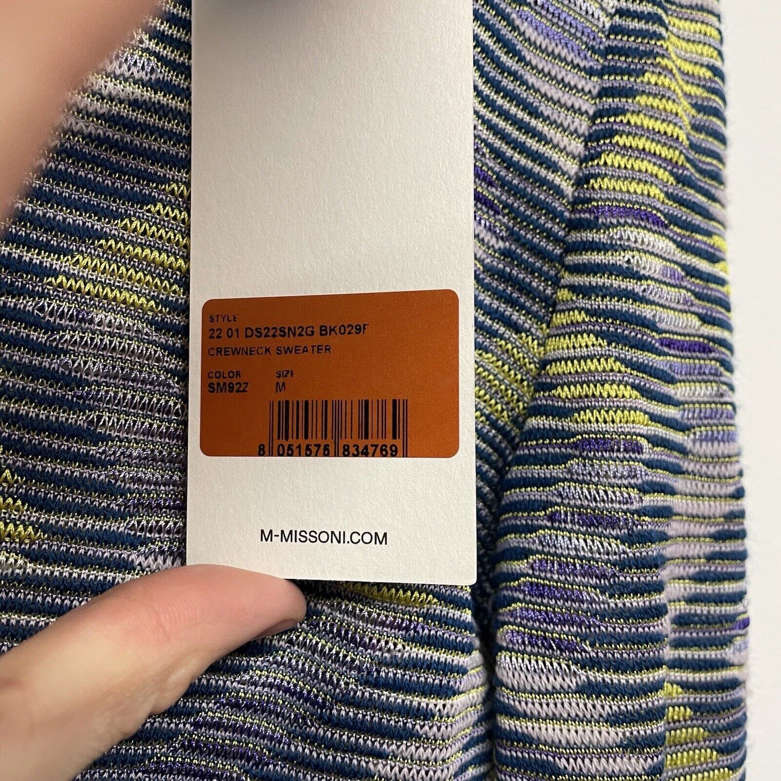 Missoni M Missoni Crochet Knit Jumper Women’s BNWT RRP £430 Size M / US 6-8 / IT 42-44 - 6 Thumbnail
