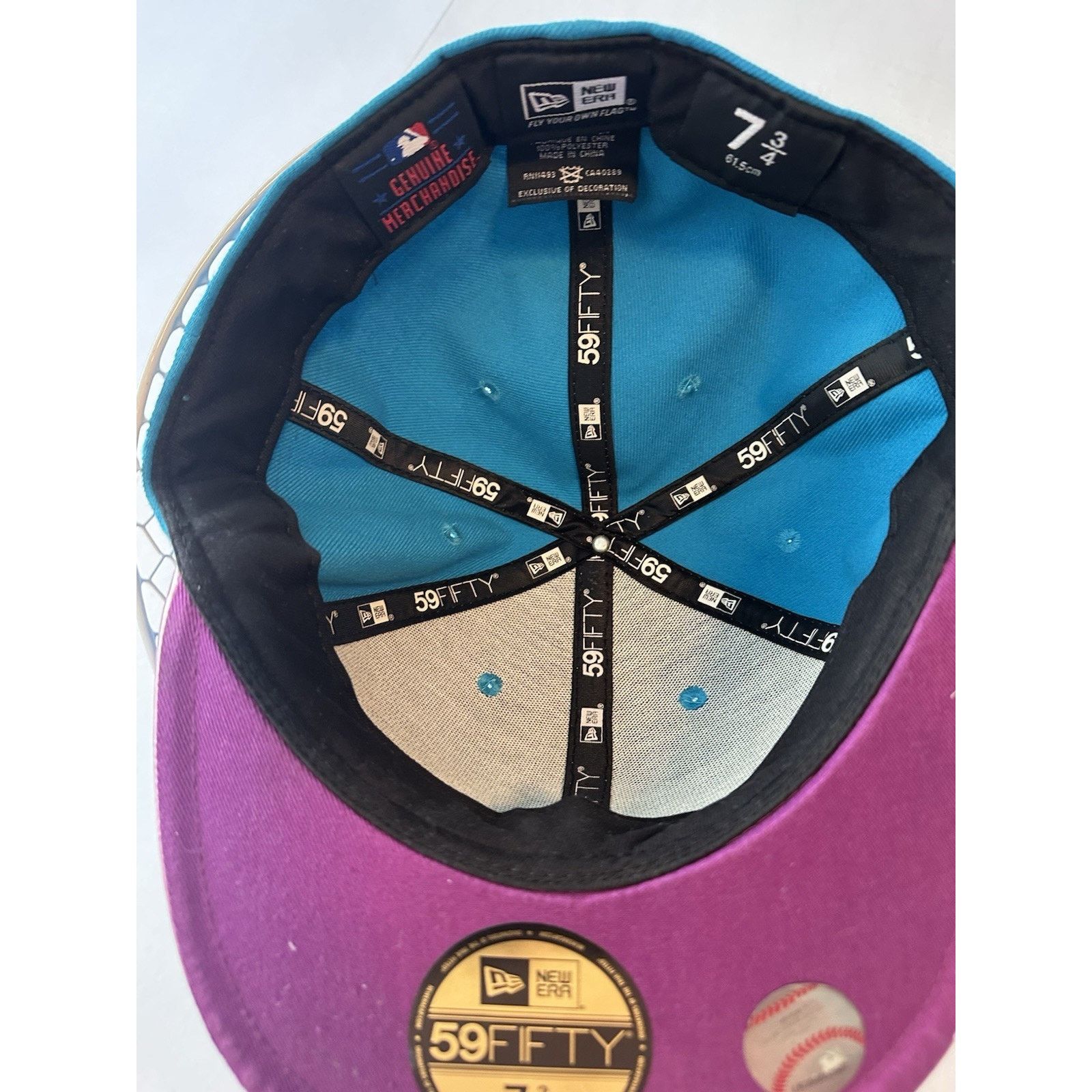 New Era New Era 59fifty 7 3/4 Hat Los Angeles Angels Teal Reflective Size ONE SIZE - 15 Thumbnail