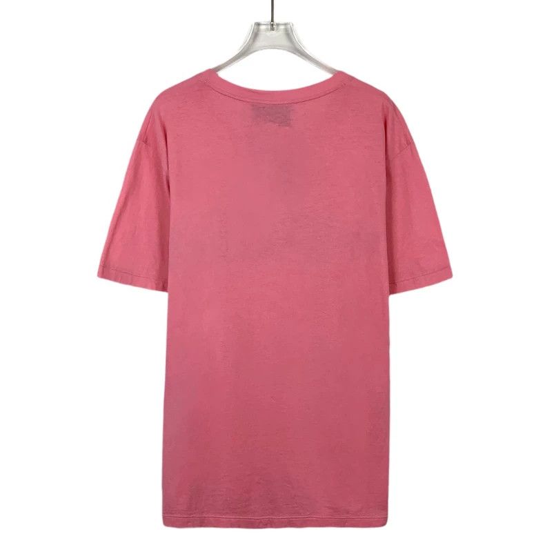 Gucci Gucci Pink logo printed round-neck cotton short-sleeved T-s Size US S / EU 44-46 / 1 - 2 Thumbnail