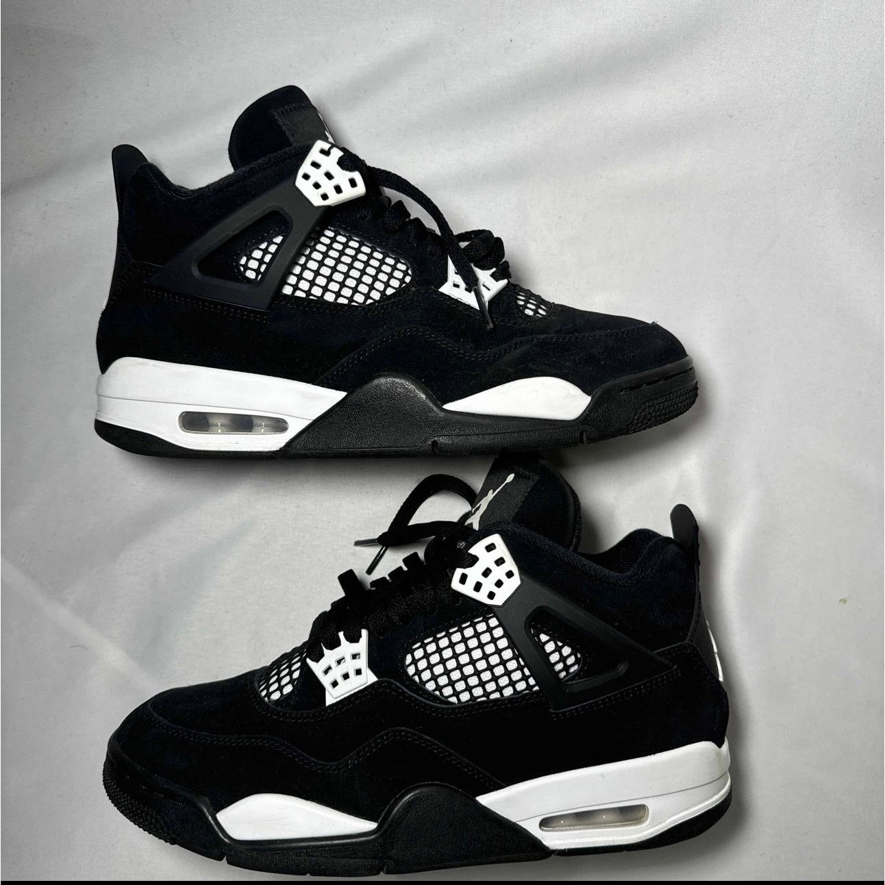 Jordan Brand × Nike Size 8 - Nike Air Jordan 4 Retro White Thunder Men's Shoes Size US 8 / EU 41 - 2 Thumbnail