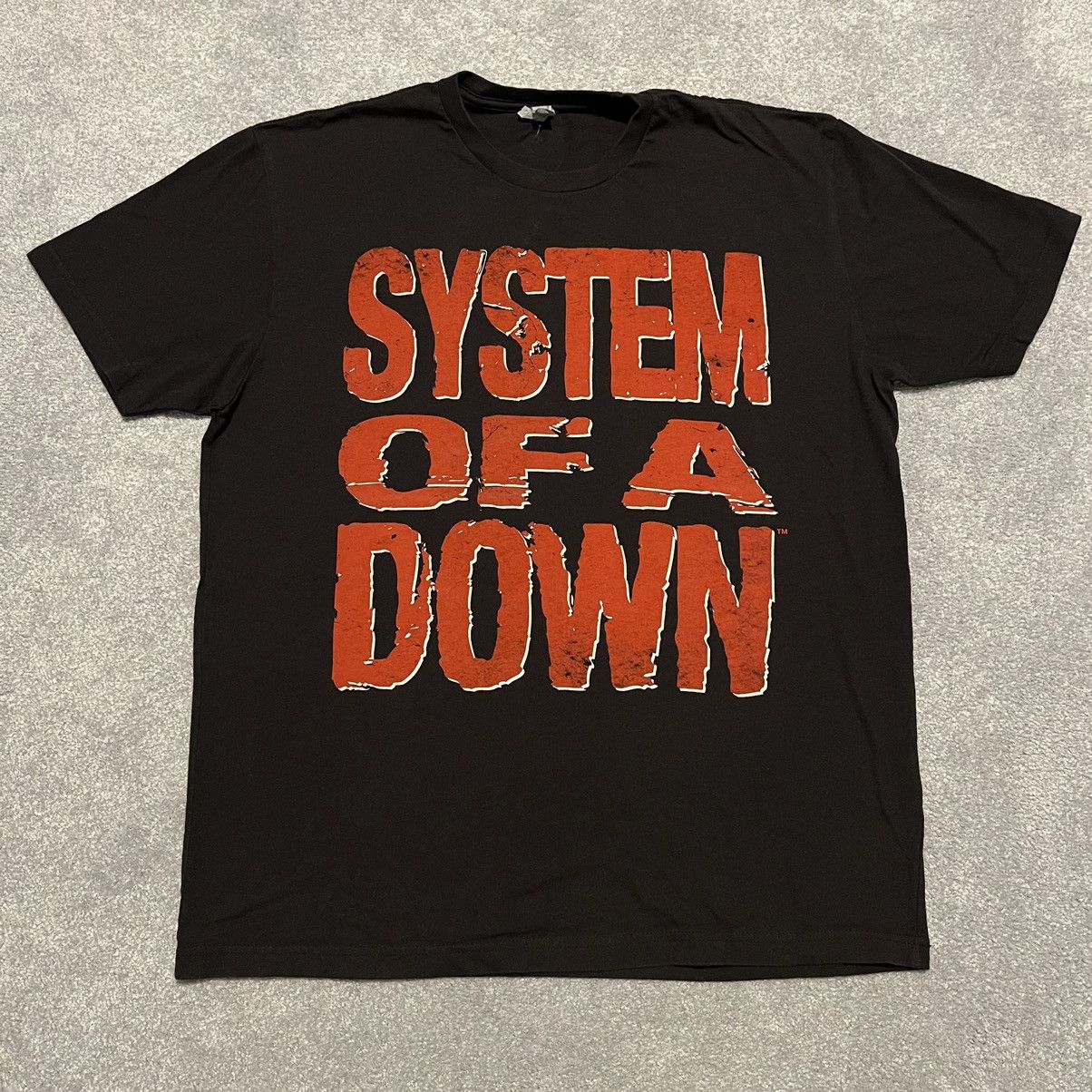 Band Tees Vintage System of a Down Hollywood US Tour Band T Shirt 2013 Size US L / EU 52-54 / 3 - 1 Thumbnail