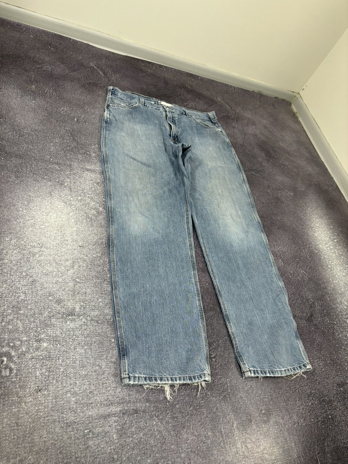 Carhartt Vintage Carhartt Washed Light Blue USA Hype Baggy Jeans Size US 36 / EU 52 - 12 Thumbnail