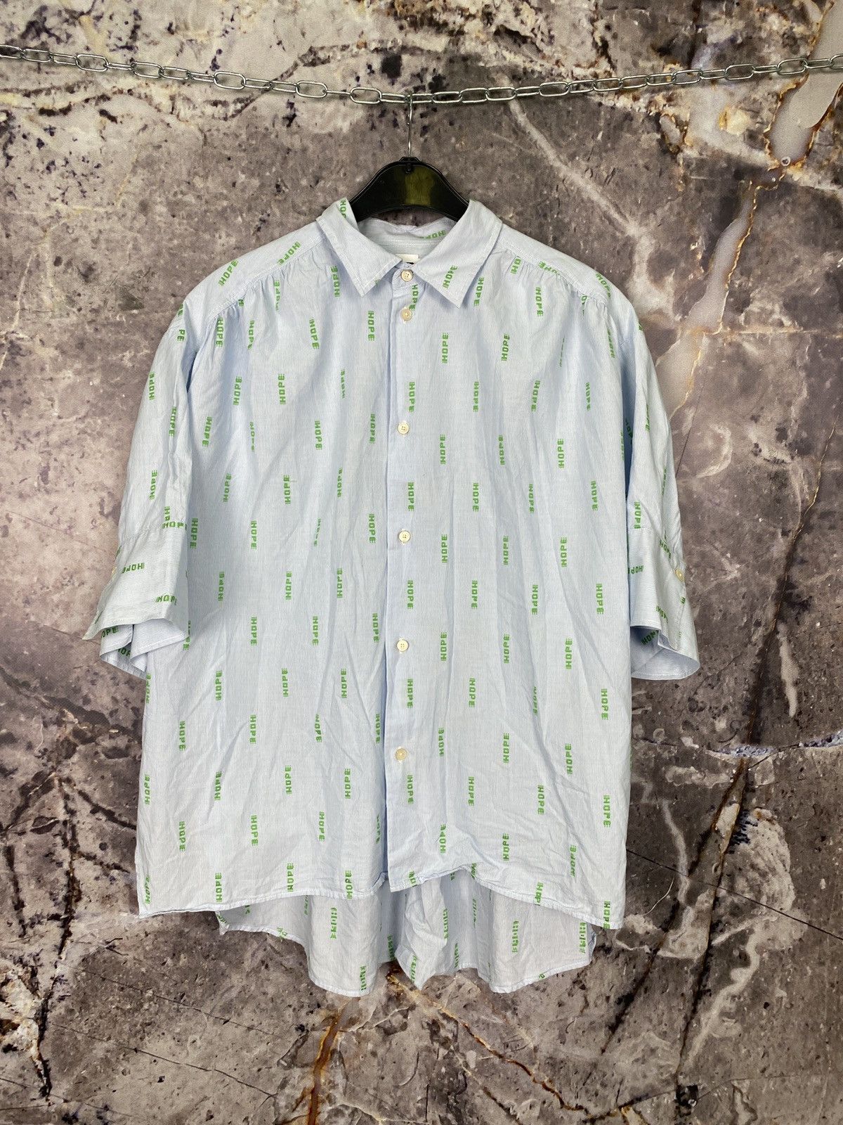Hope Monogram Stockholm Sleeveless Shirt Size Men 44 Wom 36