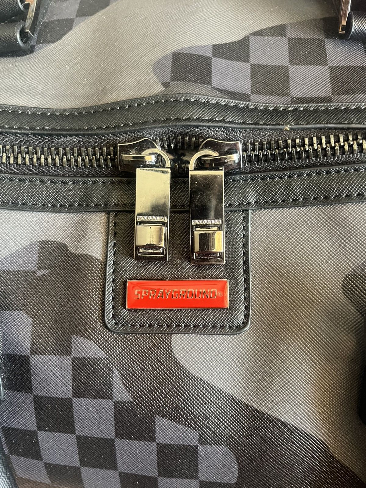 Sprayground 3AM NEVER SLEEP DUFFLE LV CHECKERBOARD Size ONE SIZE - 6 Thumbnail