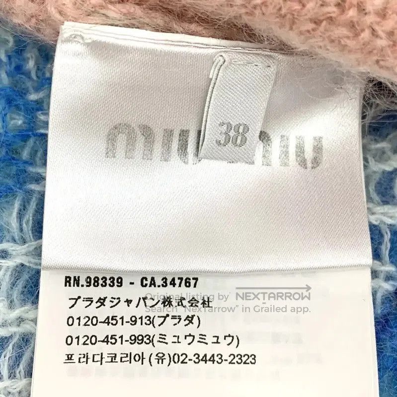Miu Miu Miu Miu Colorful Mohair Women's Cardigan . Size XS / US 0-2 / IT 36-38 - 6 Thumbnail