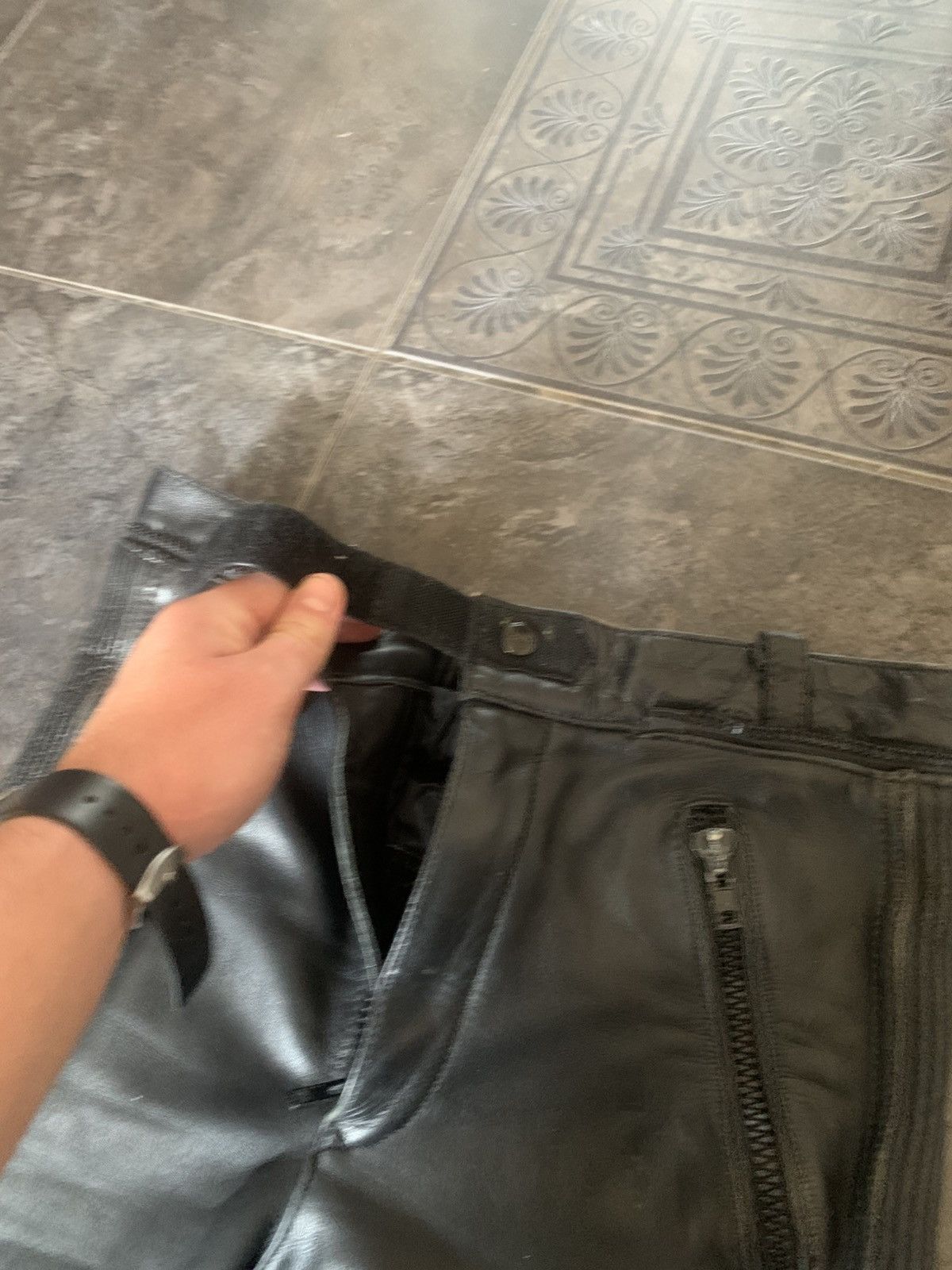 Genuine Leather Vintage Racing Leather Moto Pants Size US M / EU 48-50 / 2 - 6 Thumbnail