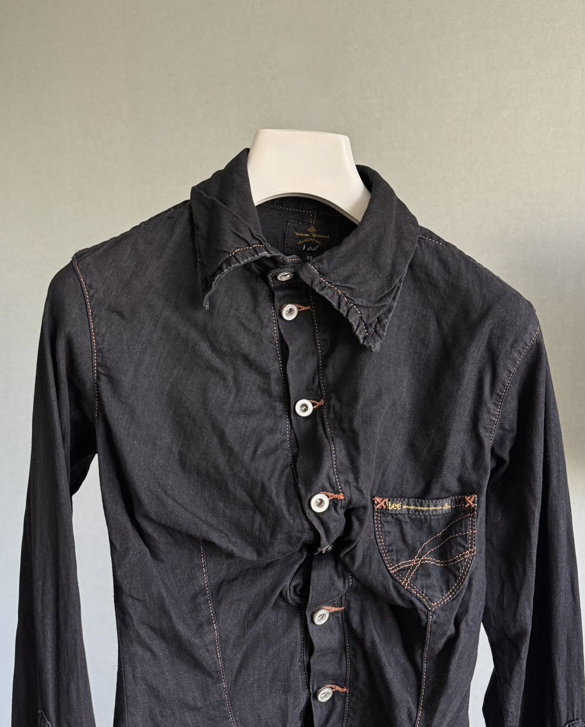 Lee × Vivienne Westwood VIVIENNE WESTWOOD x Lee denim shirt Size XS / US 0-2 / IT 36-38 - 2 Thumbnail