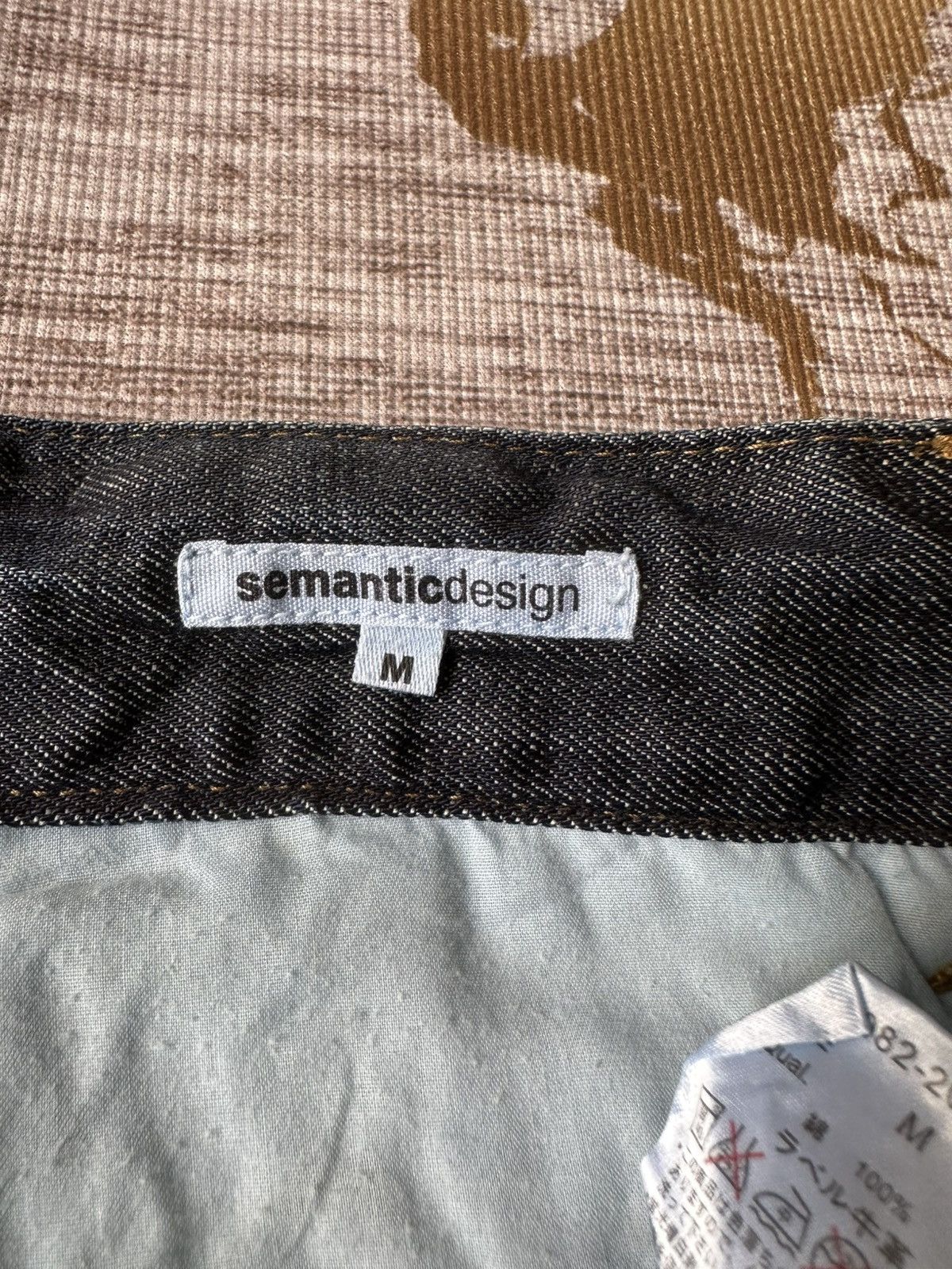 semanticdesign Semantics Design Multi Zipper Distressed Denim Size US 31 - 21 Thumbnail