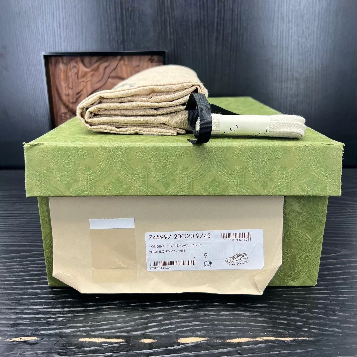 Gucci GUCCI Interlocking white & brown sneakers US9/EU43 Size US 9 / EU 42 - 9 Thumbnail