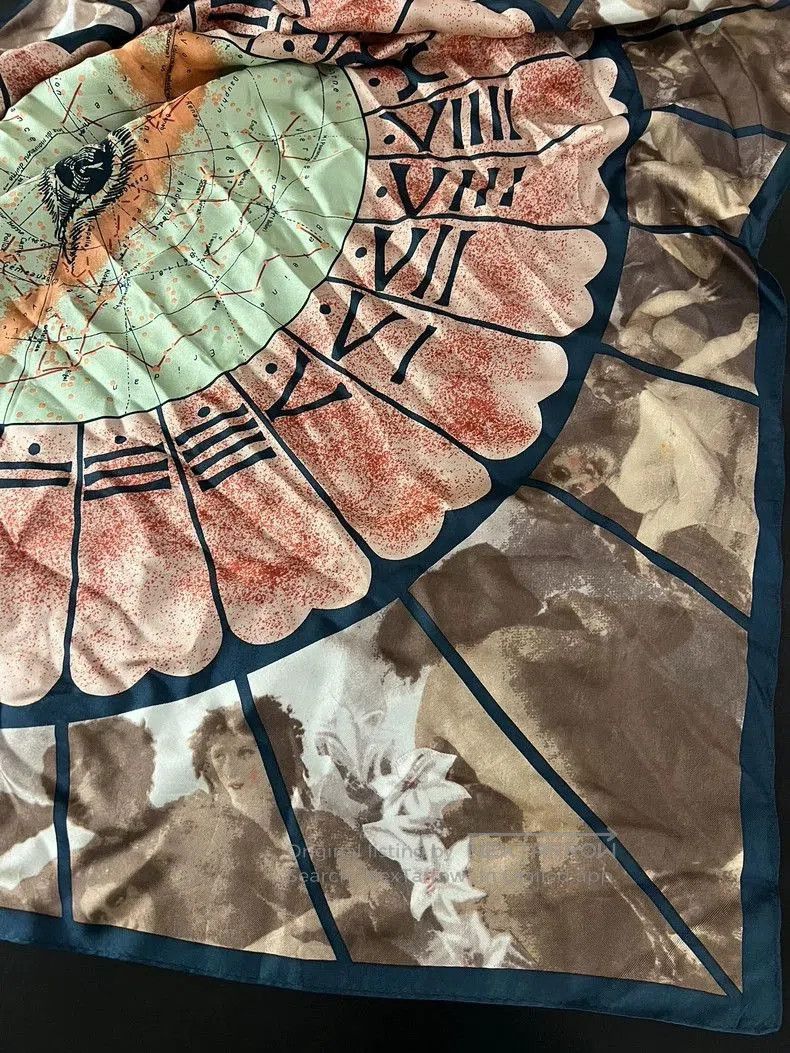 Jean Paul Gaultier Jean Paul Gaultier Silk Church Print Scarf. Size ONE SIZE - 8 Thumbnail