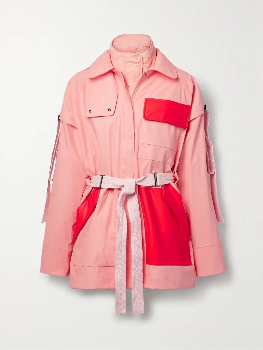image of Barbour x Roksanda Jacket. Detachable Gilet in Pink, Women's (Size Medium)